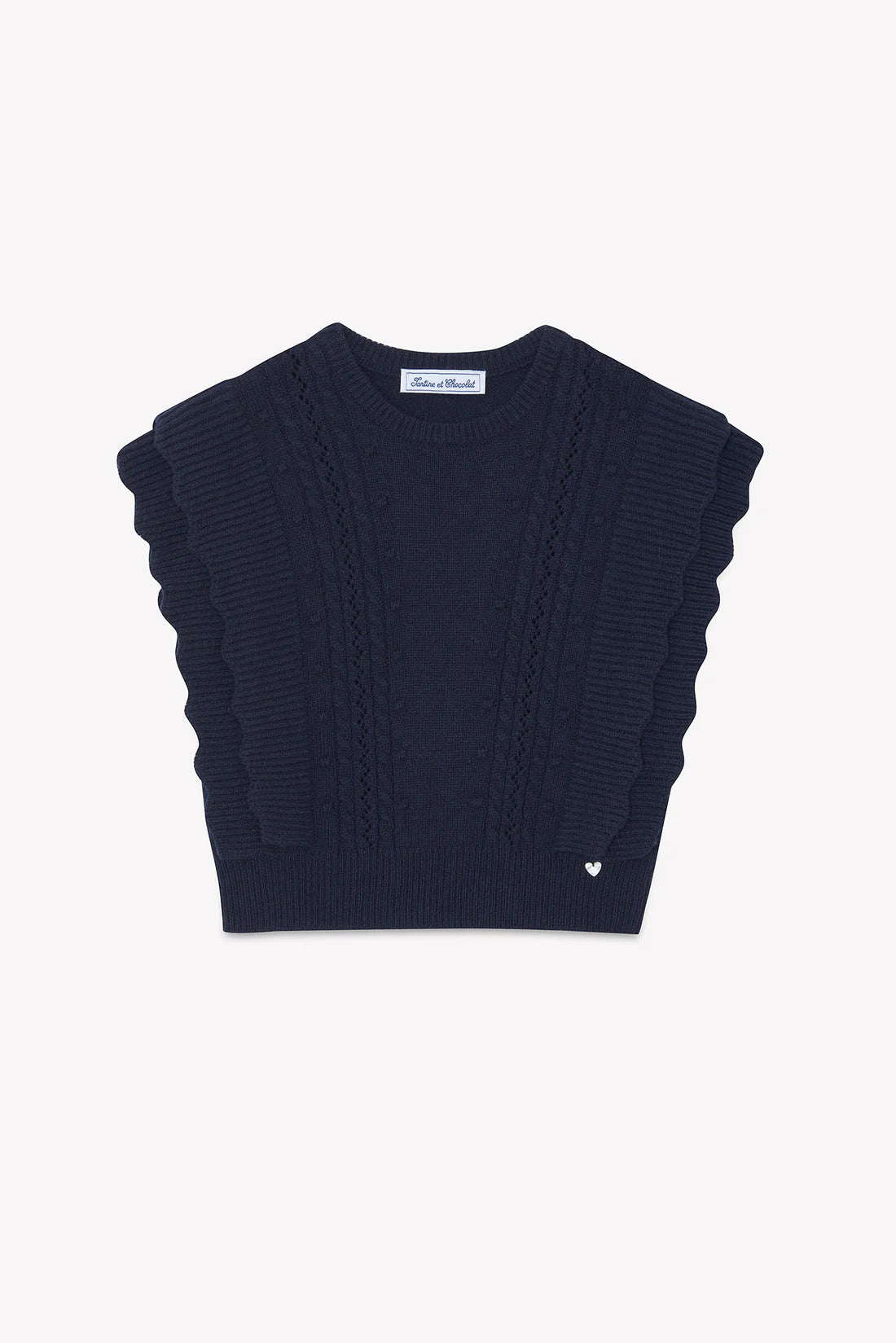 Pullover - Navy Sleeveless