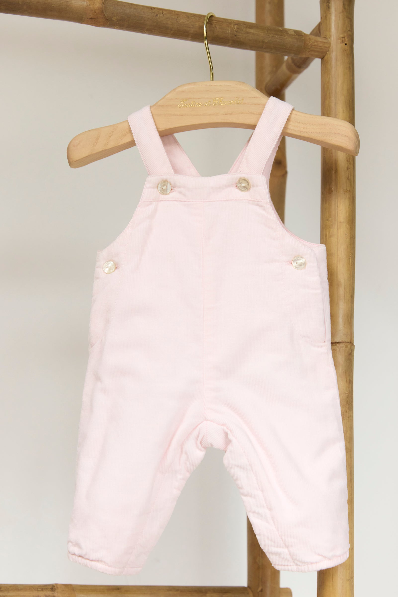 Dungarees - Pale Pink Corduroy