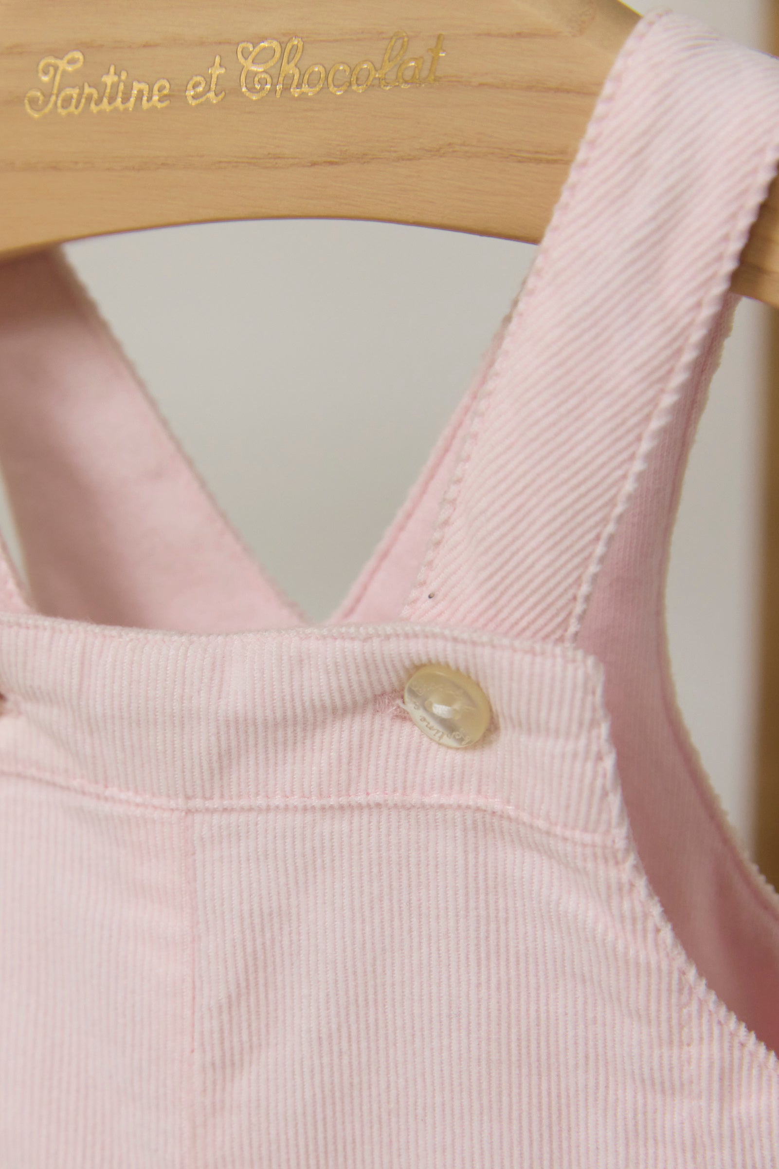 Dungarees - Pale Pink Corduroy