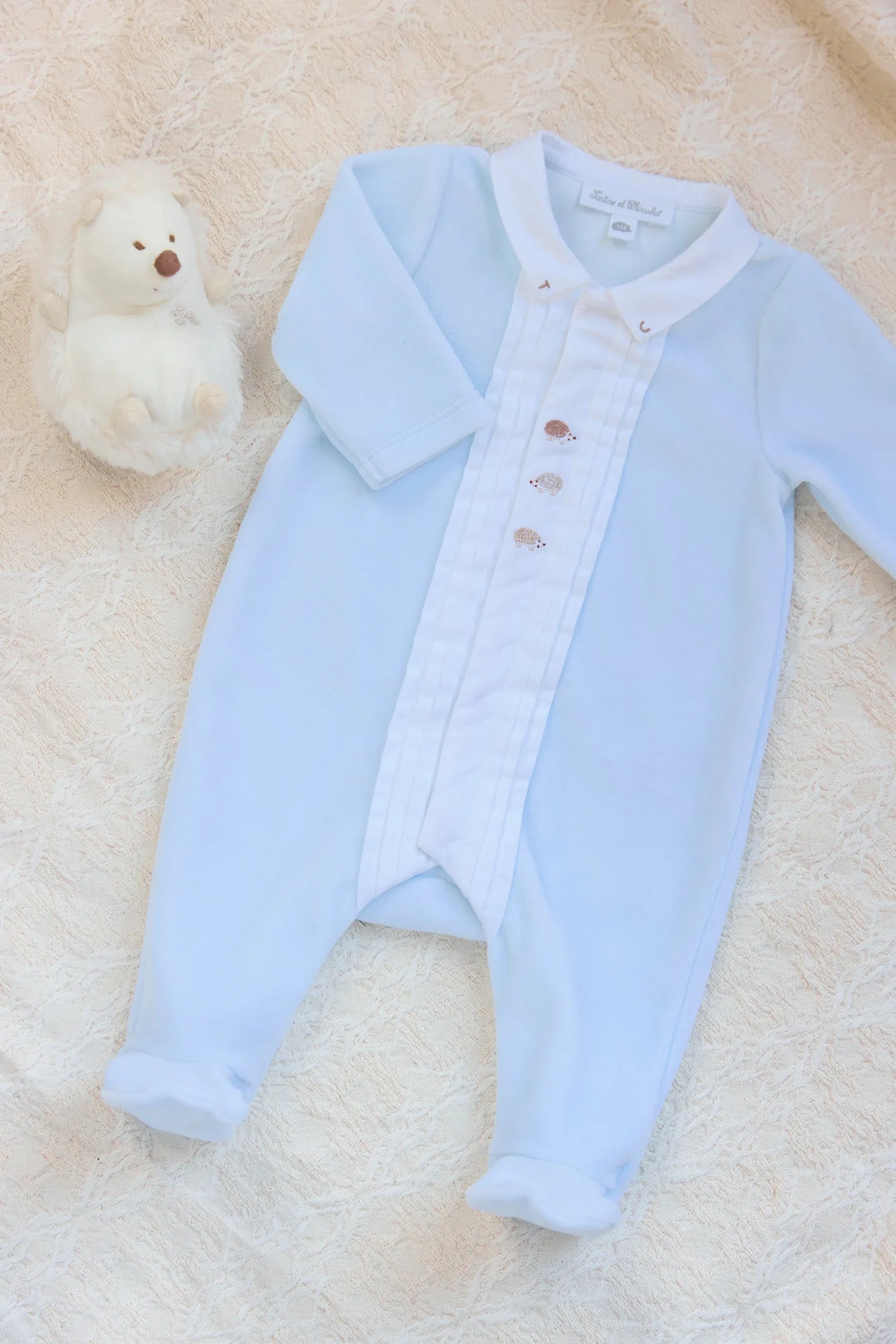 Strampler - Blaue Igel