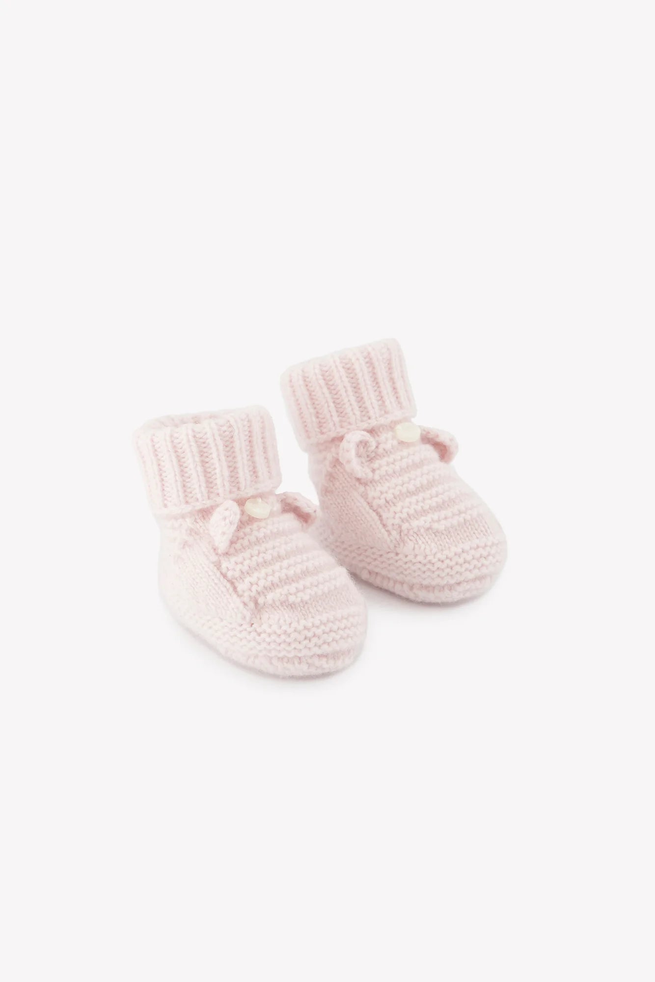 Booties - Ribbed Ears Pink