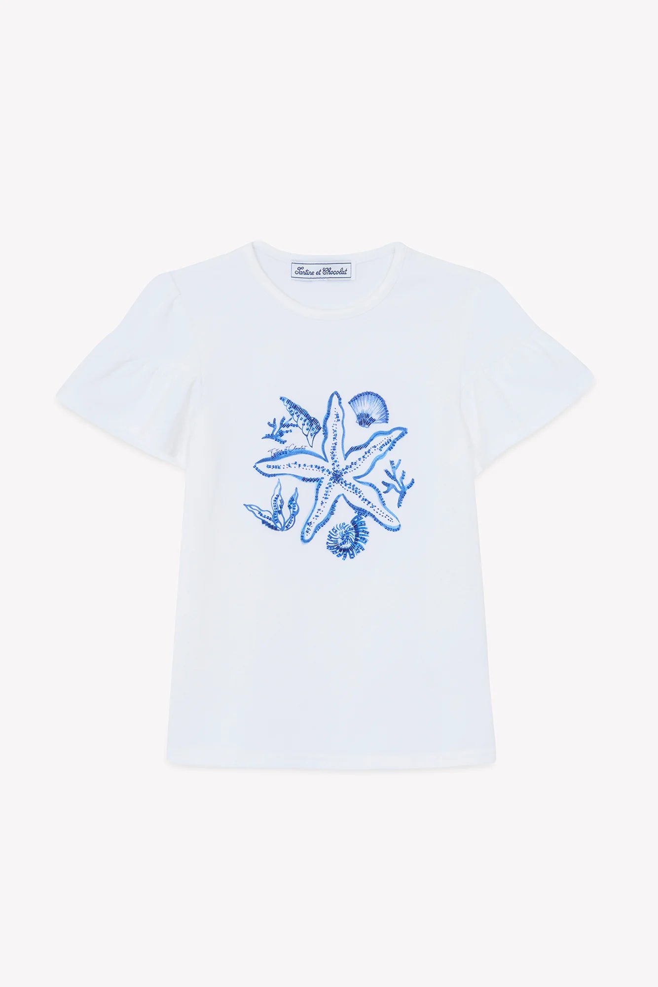 T-Shirt - Blue Beach Illustration