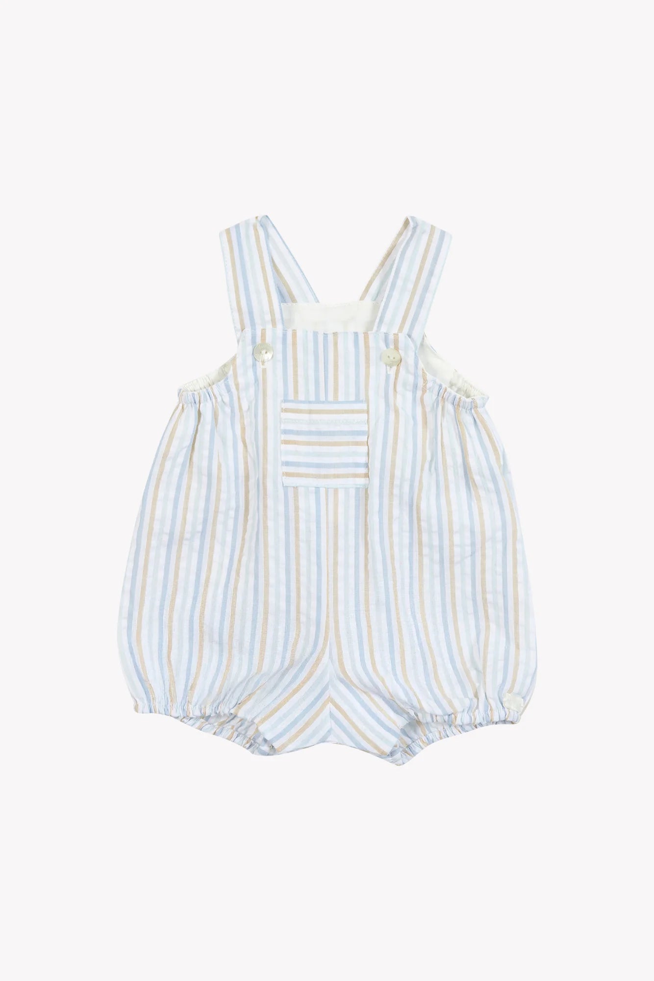 Dungarees - Blue Stripes