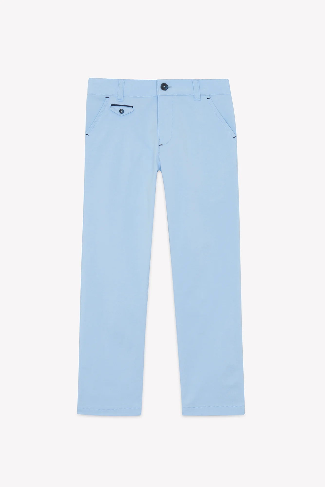 Hose – Wolkenblau, Baumwoll-Chino