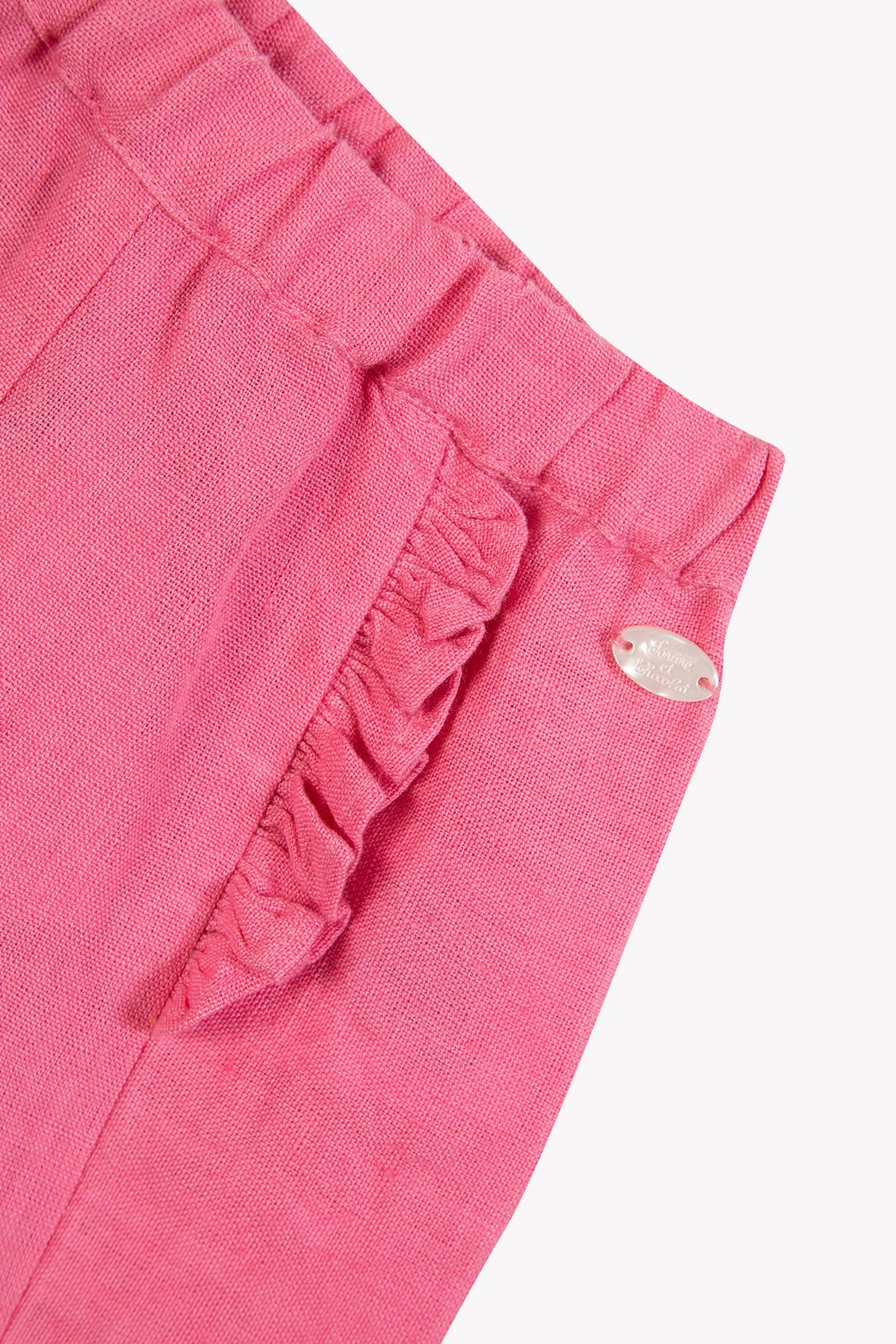 Hose – Leinen Fuchsiapink