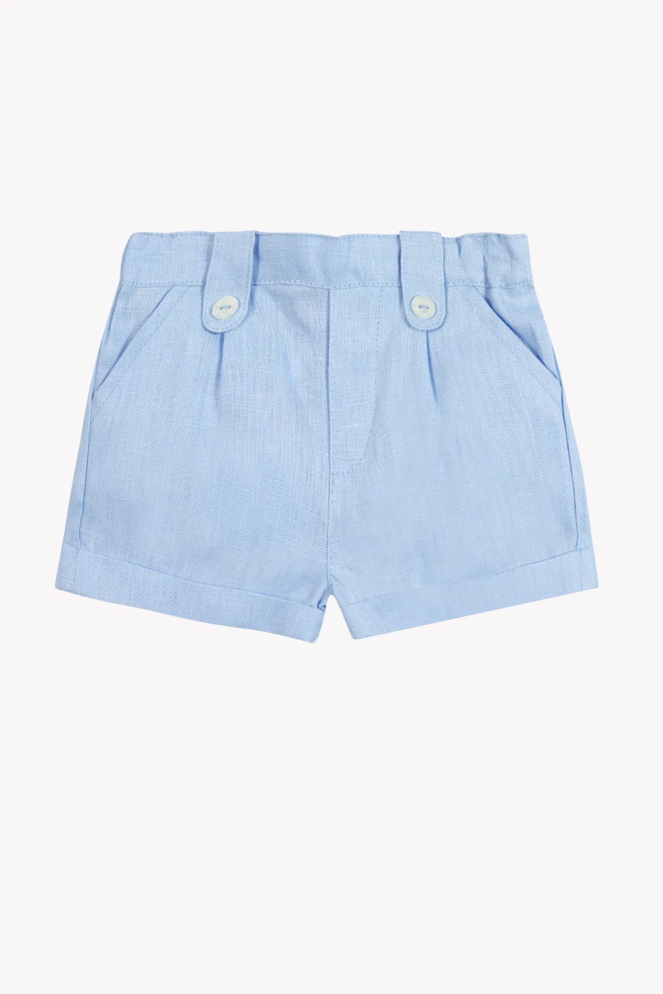 Shorts – Wolkenblau Leinen
