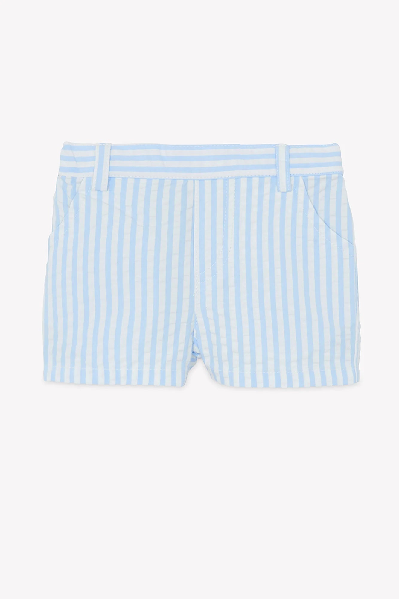 Shorts – Wolkenblau Baumwollstreifen