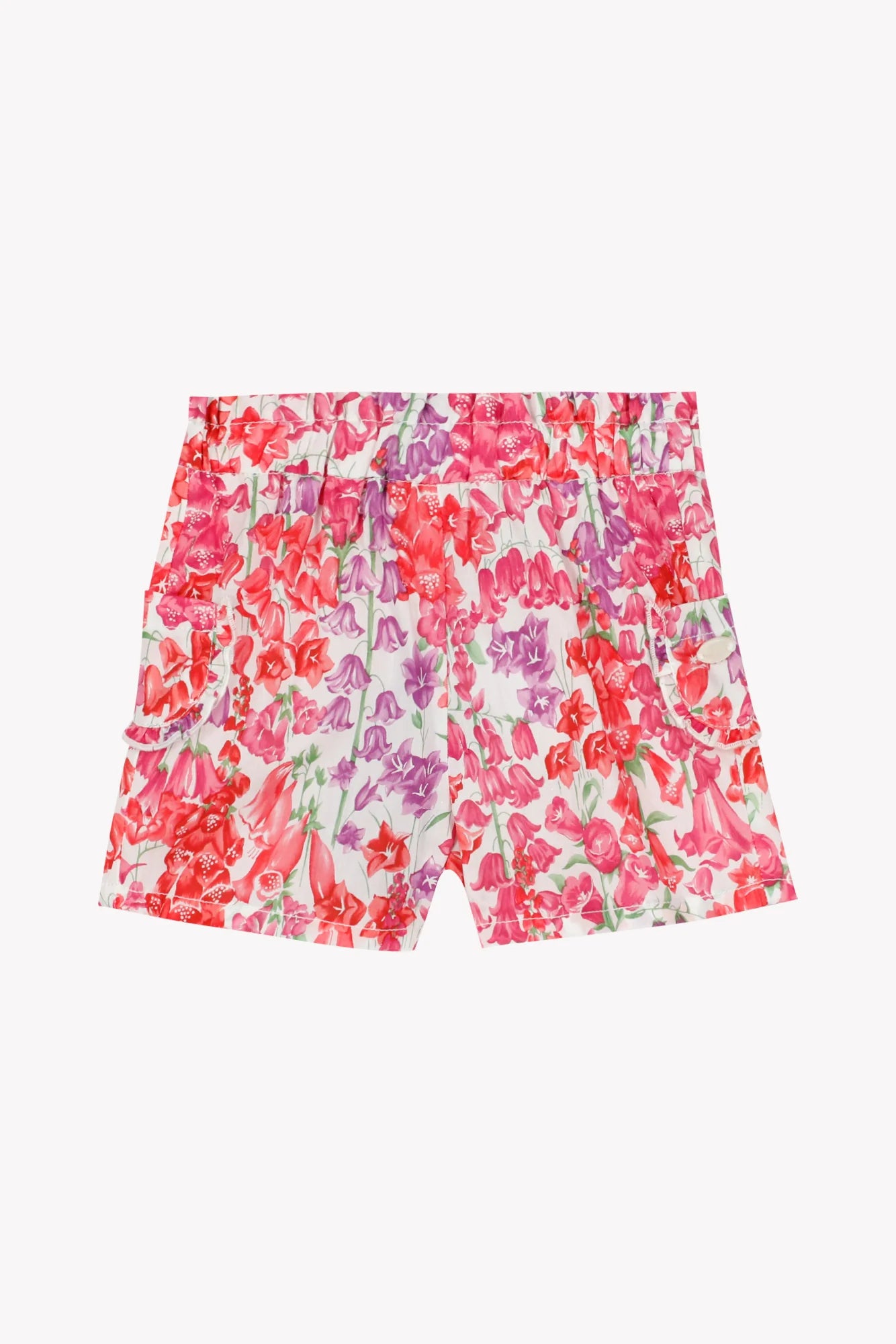 Shorts - Rosafarbener Liberty-Stoff