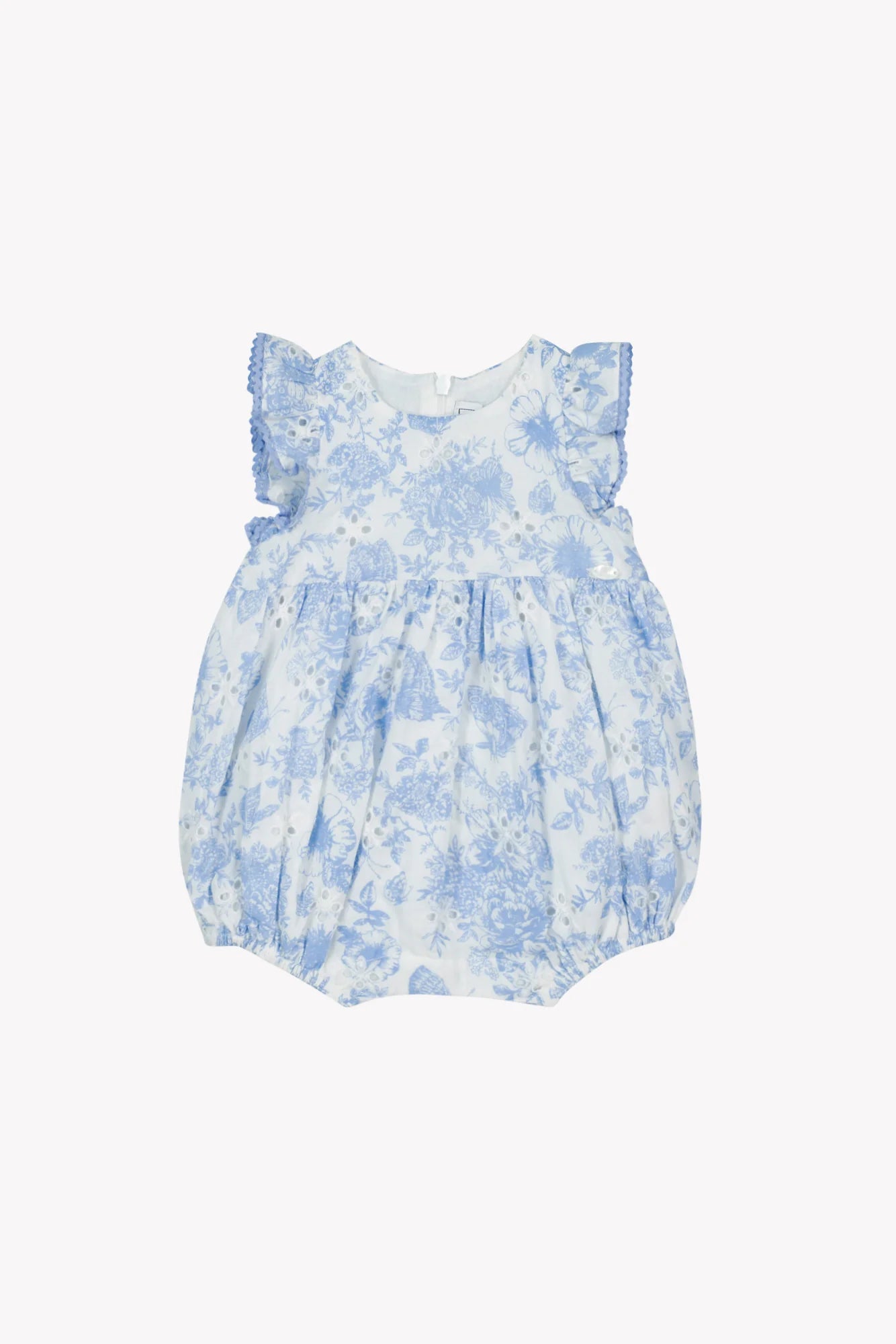 Short Romper - Azure Floral