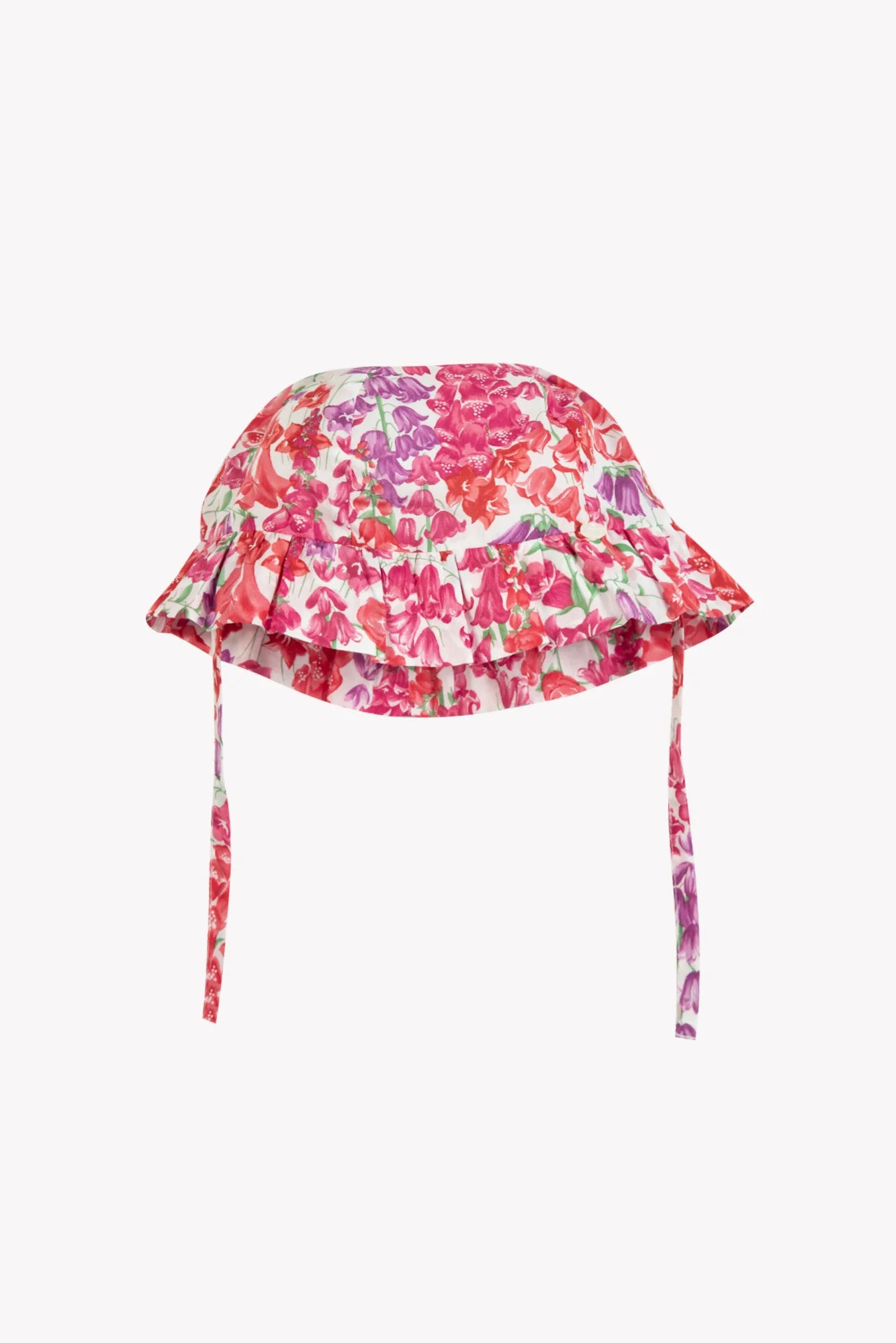 Sonnenhut – rosa Stoff mit Liberty-Muster