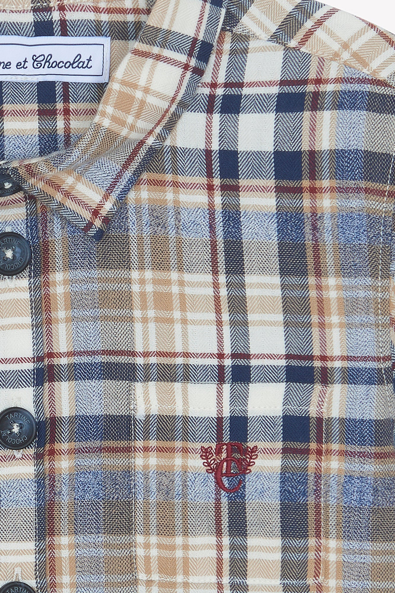 Overshirt - Petit Knight Bordeaux / 5Y