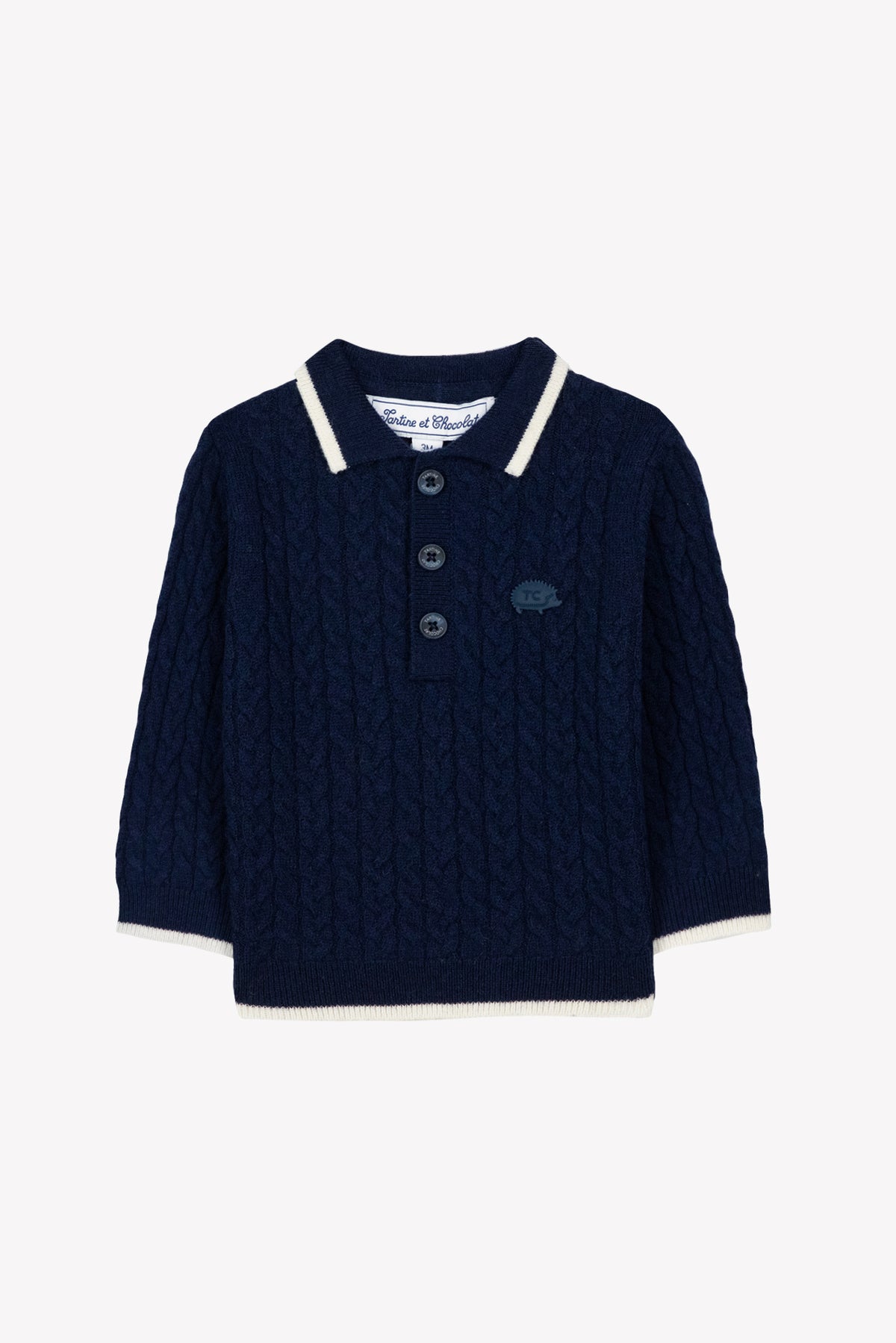 Sweater - Baby Ceremony Waiter Marine / 12M