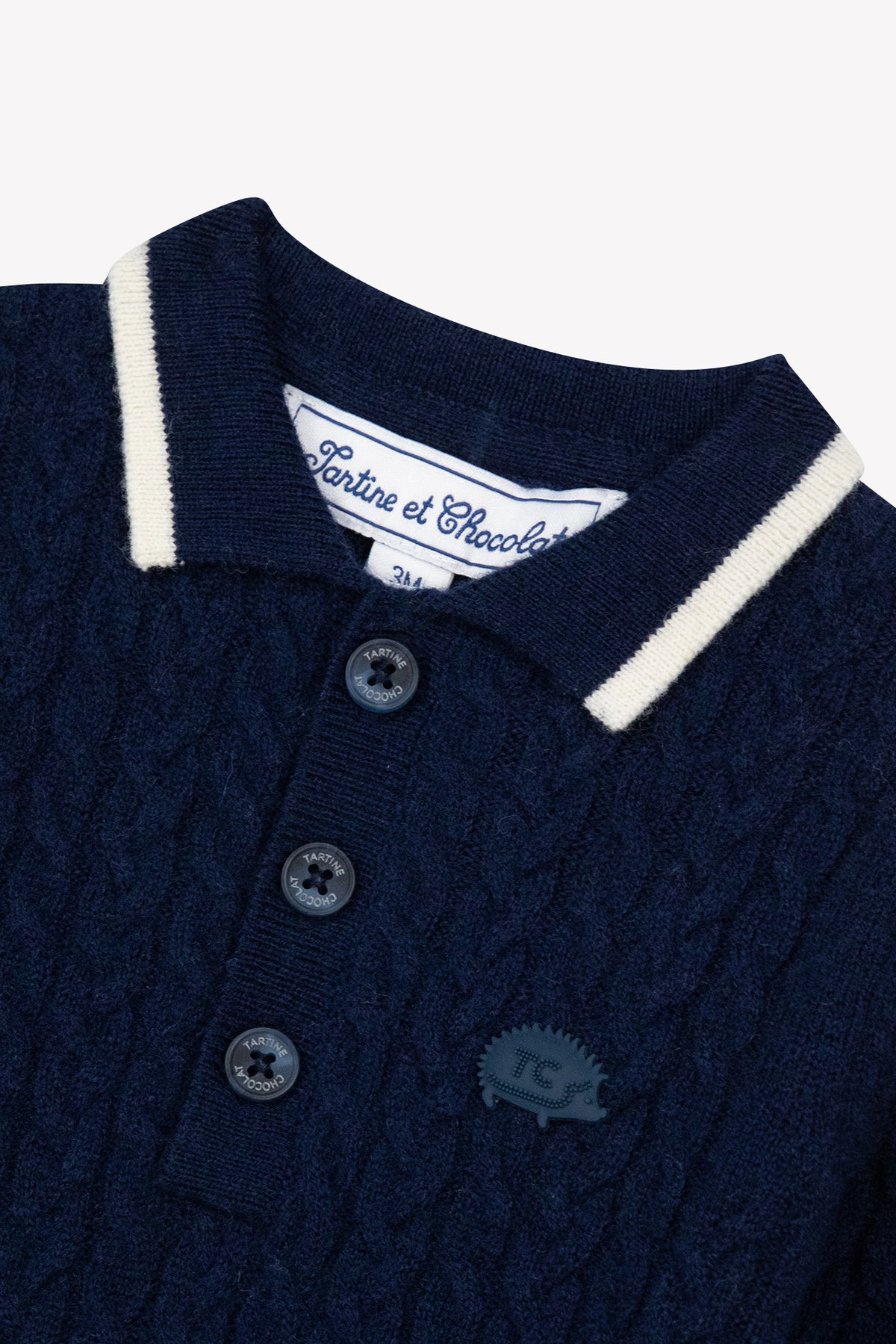 Sweater - Baby Ceremony Waiter Marine / 12M