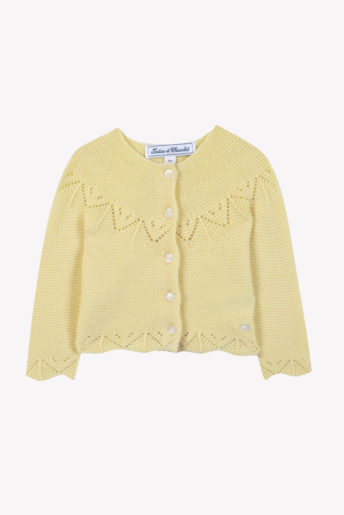 Cardigan - Baby Pretty February Mimosa / 3M