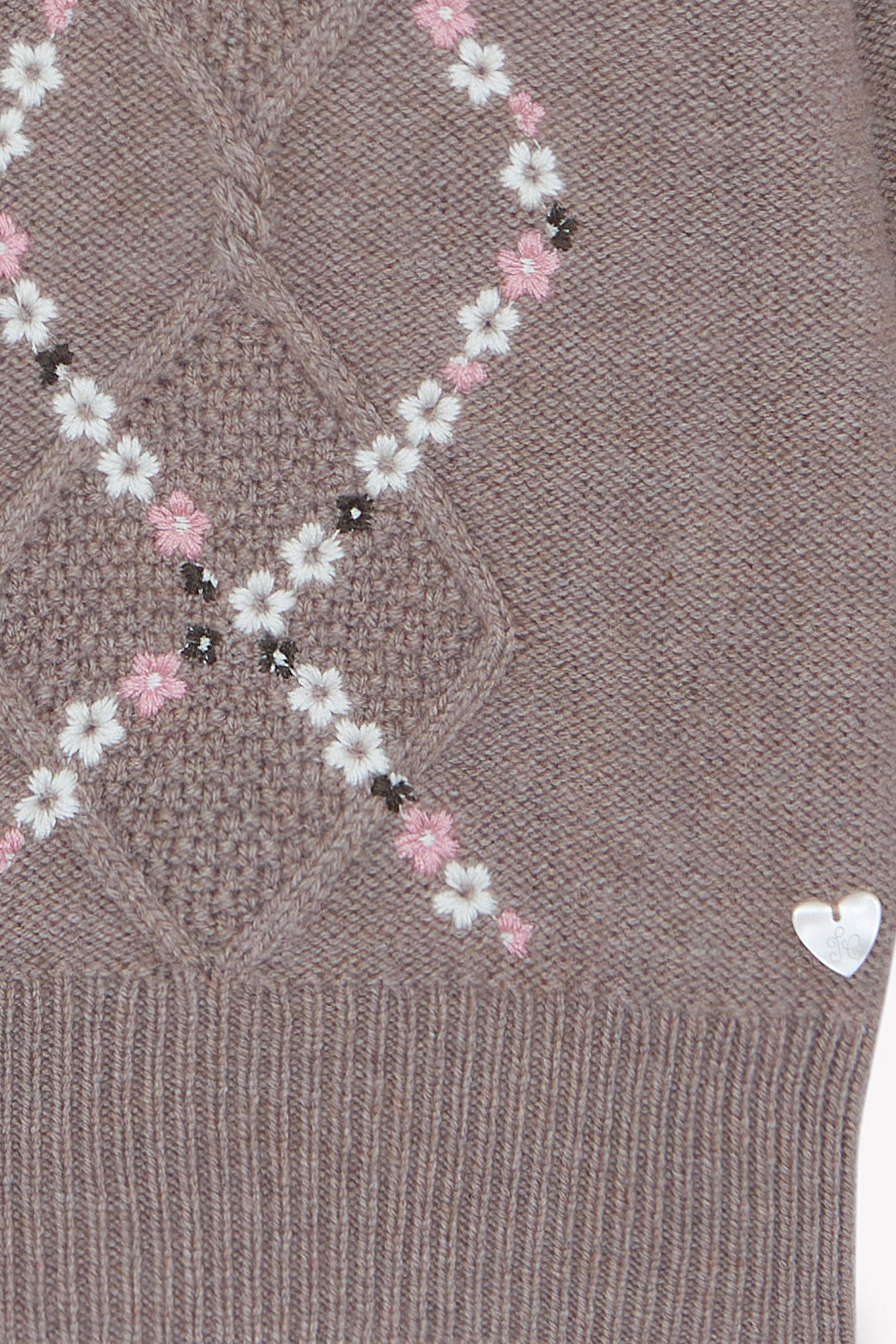 Sweater - Paris, My Love Mottled chestnut / 5Y
