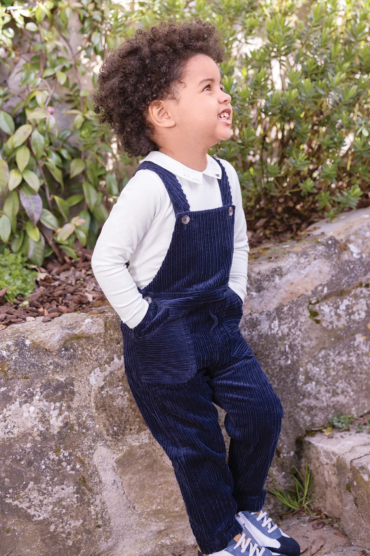 Dungarees- Navy Knight Corduroy