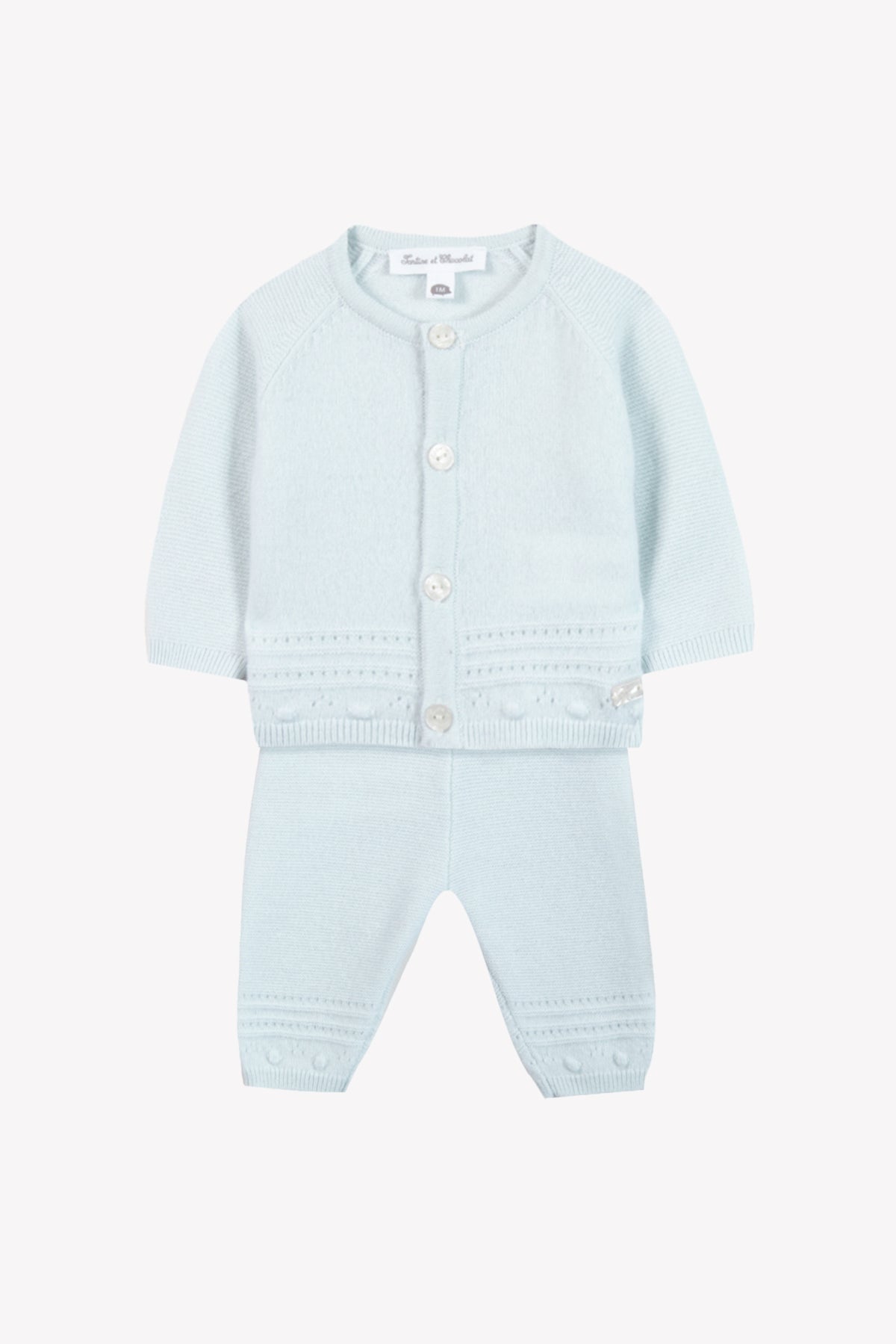 Long Set - Boy's Layette Sky Blue Sky blue / 3M