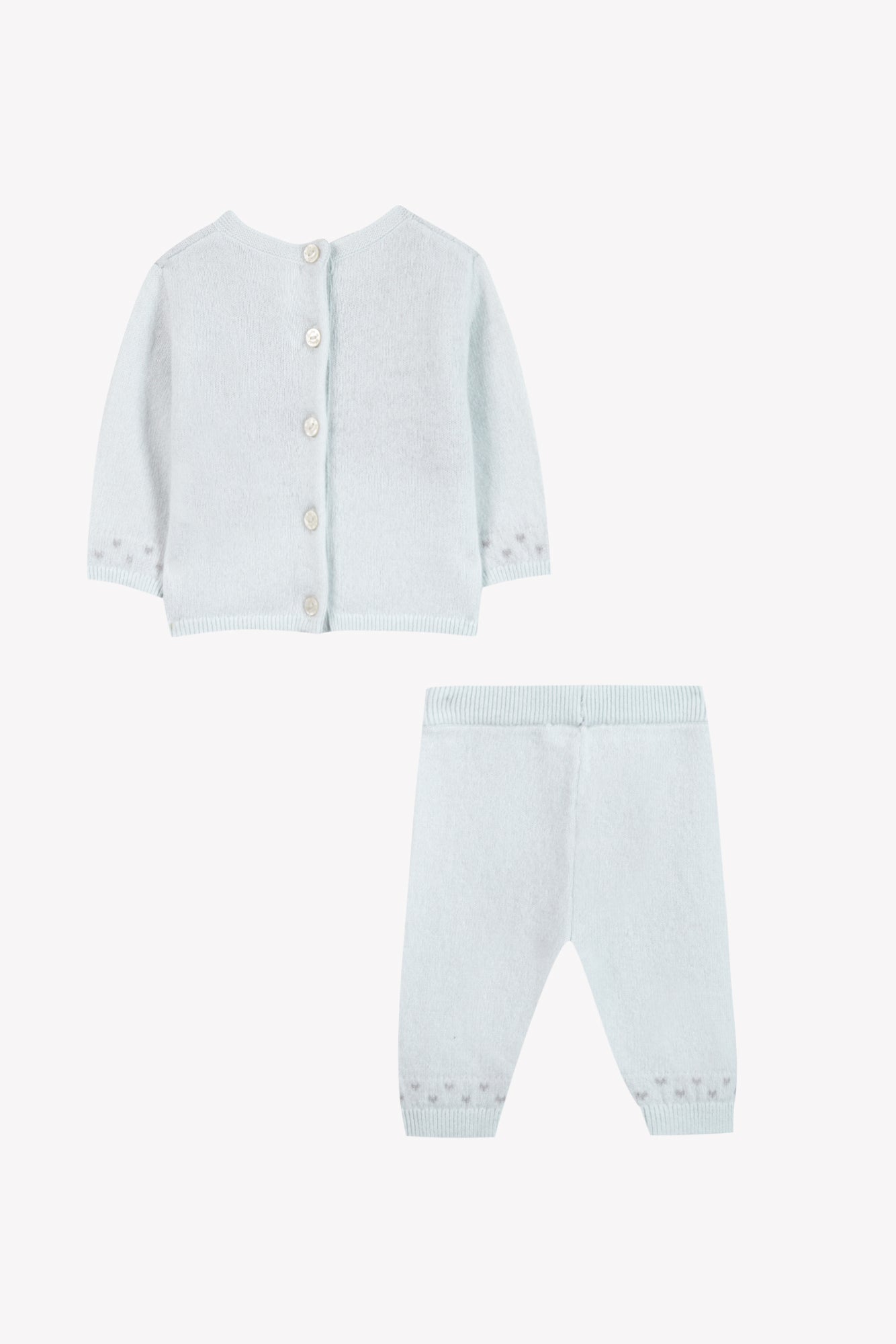 Long Set - Boy's Layette Blue Sky blue / 3M
