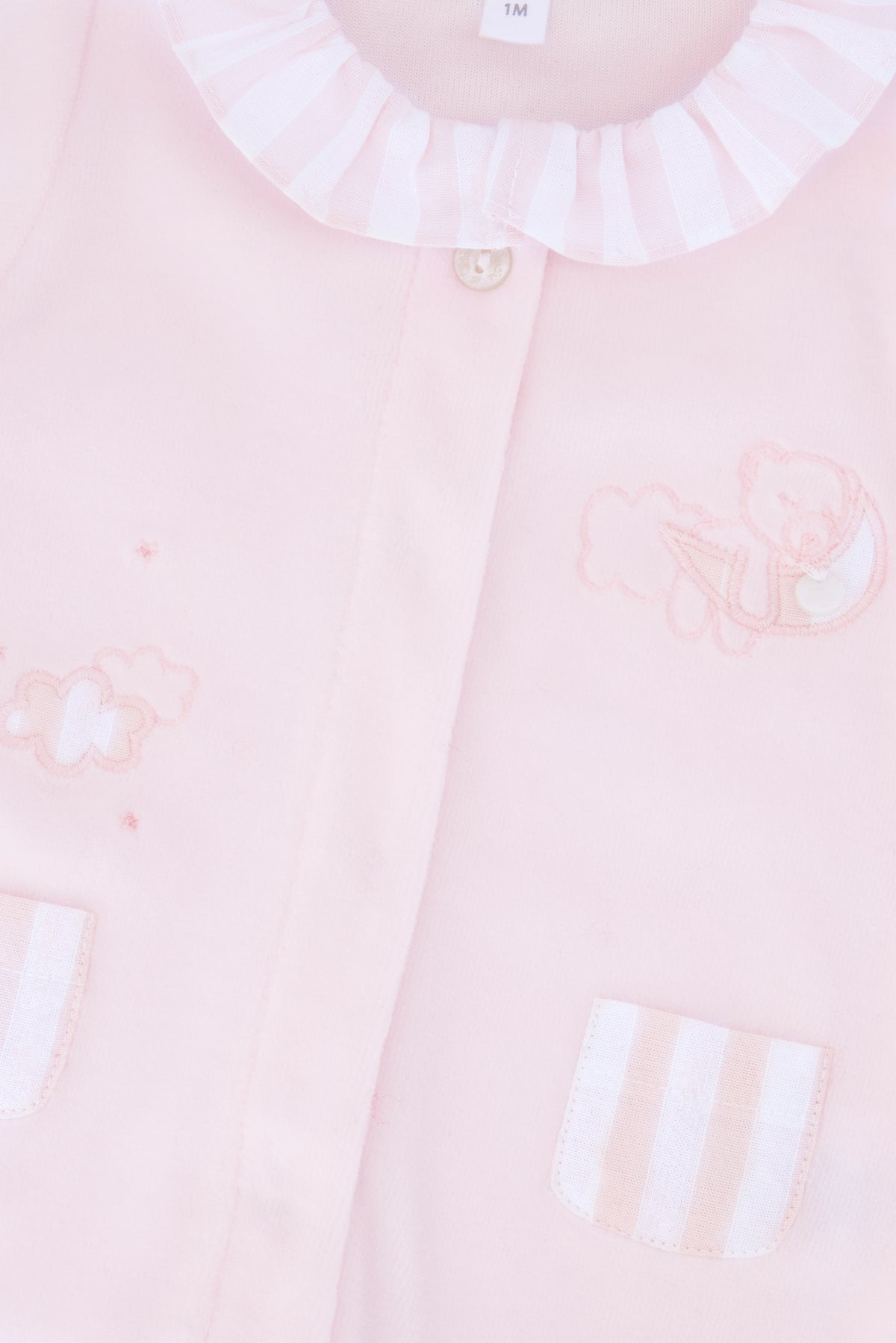 Babygrows - Baby Nights Pale Pink Pale pink / 1M