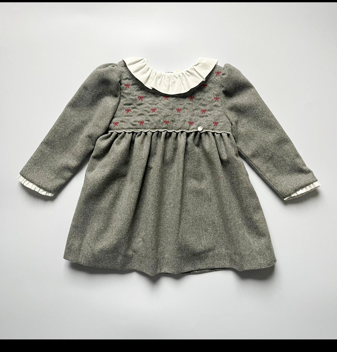 Kleid – Abigail Graue Wolle