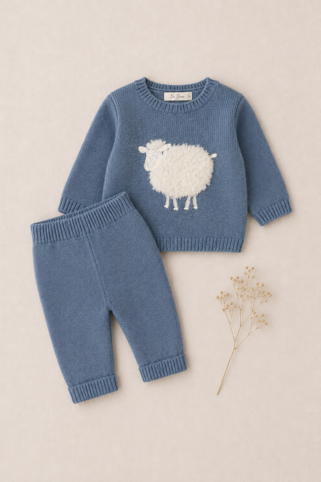 Wool Set - Indigo Woolly Sheep