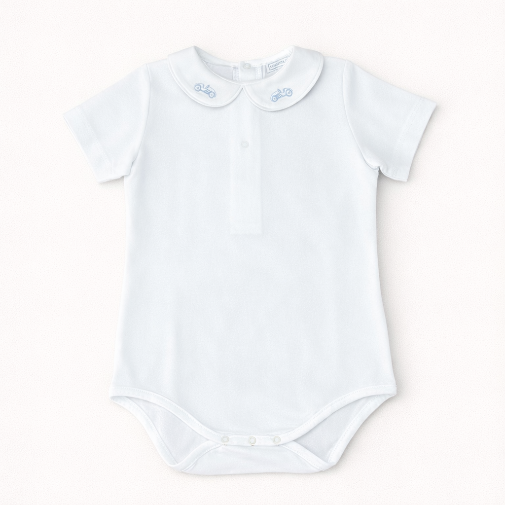 Body - Kurzarm blau Auto