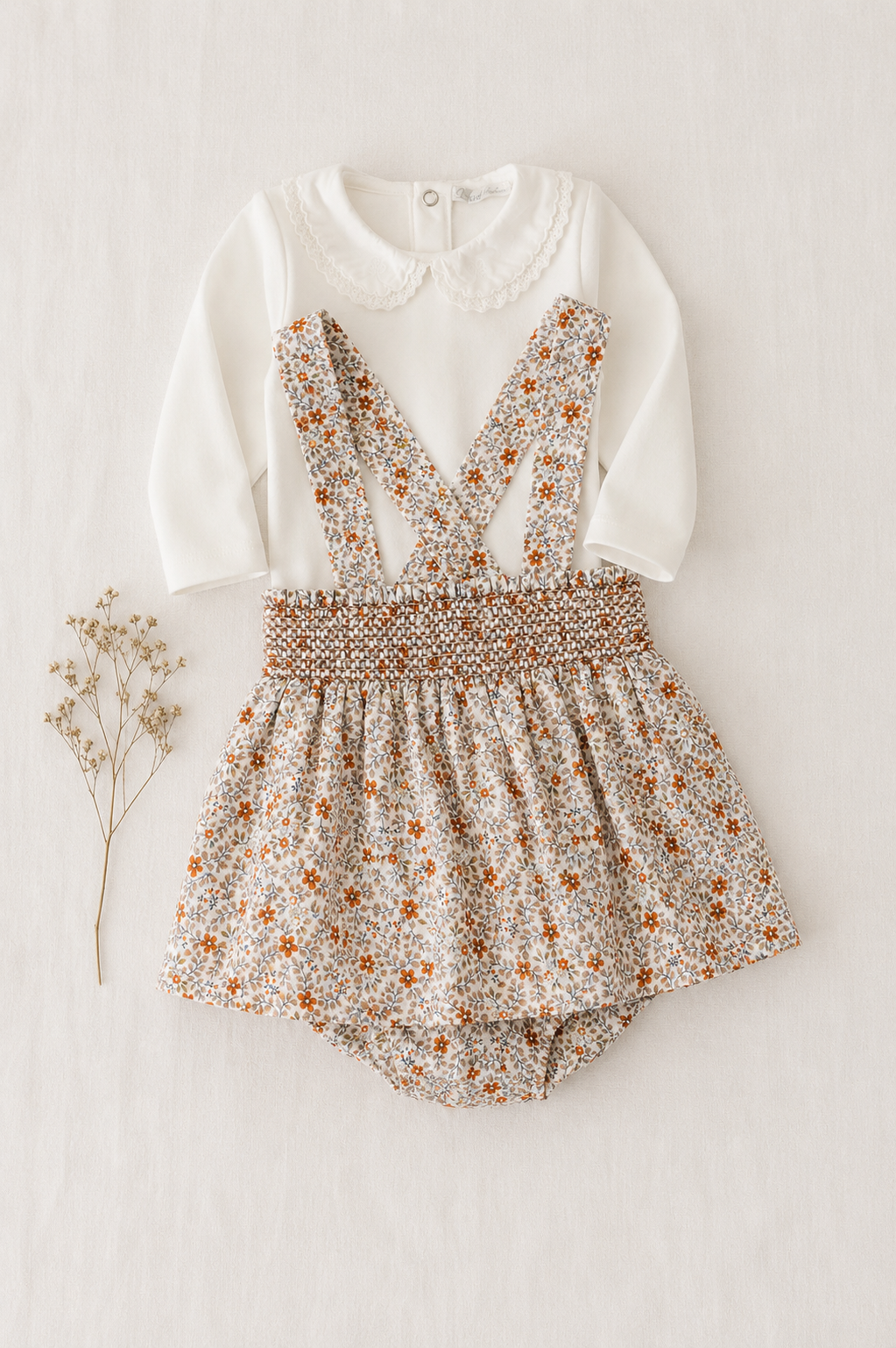 Romper Set - Rusty Floral & Bodysuit