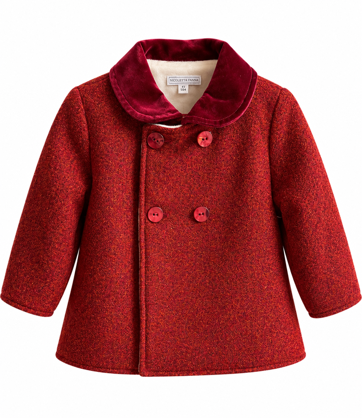 Coat - Wool Coat Double Buttons