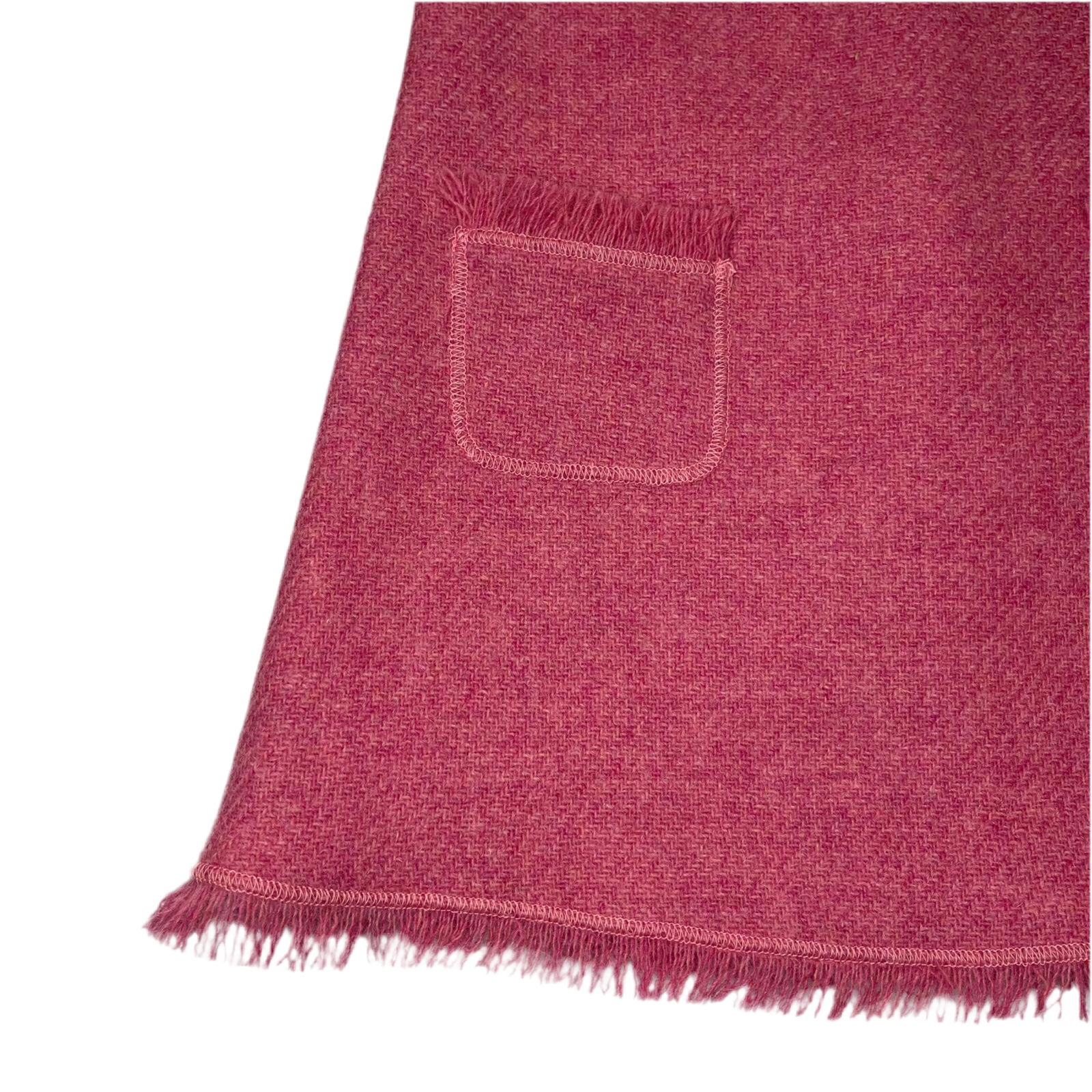 Kleid - Sveva Himbeer-Latzkleid
