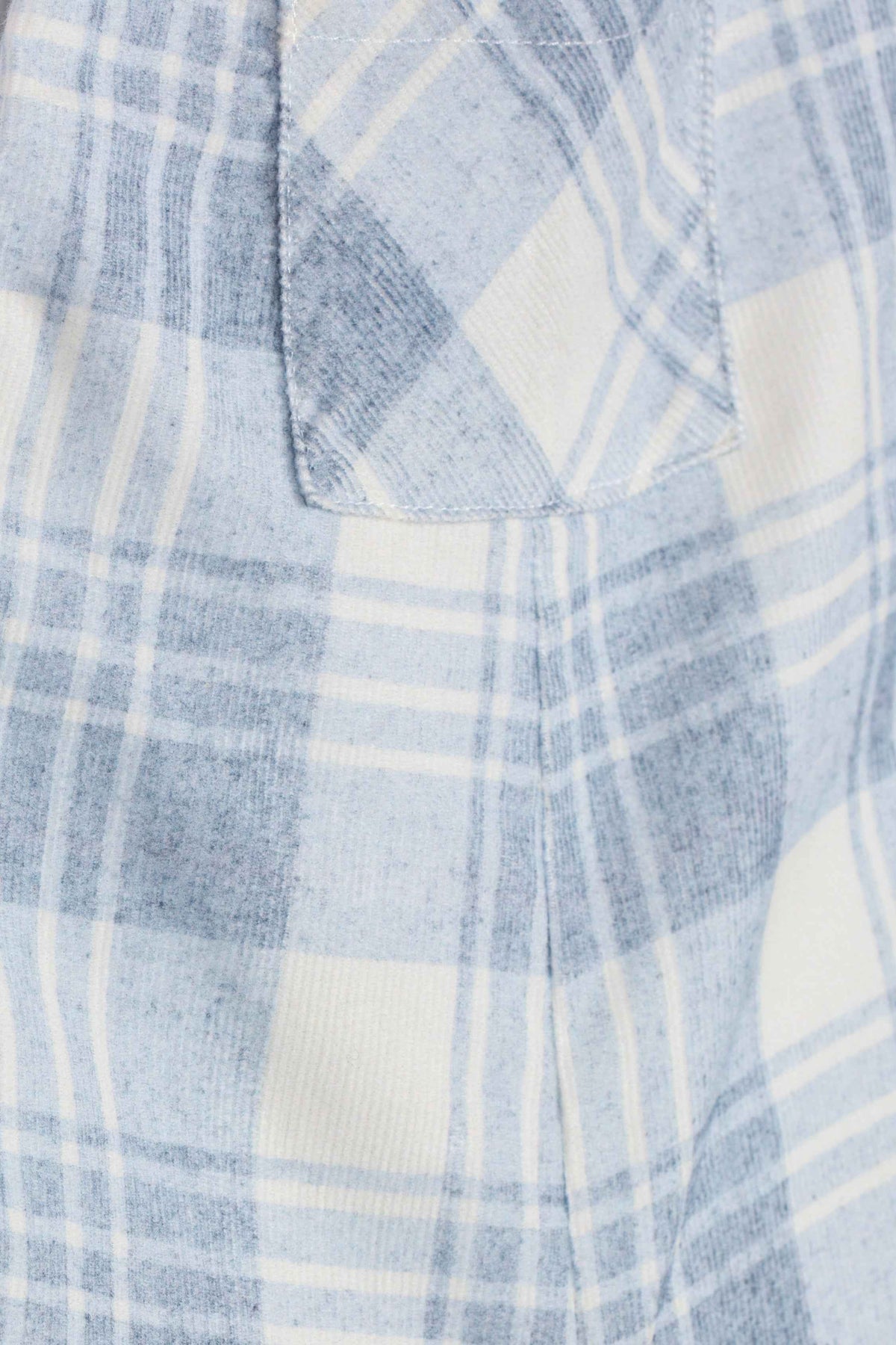 Dungarees - Pale Blue Check Corduroy
