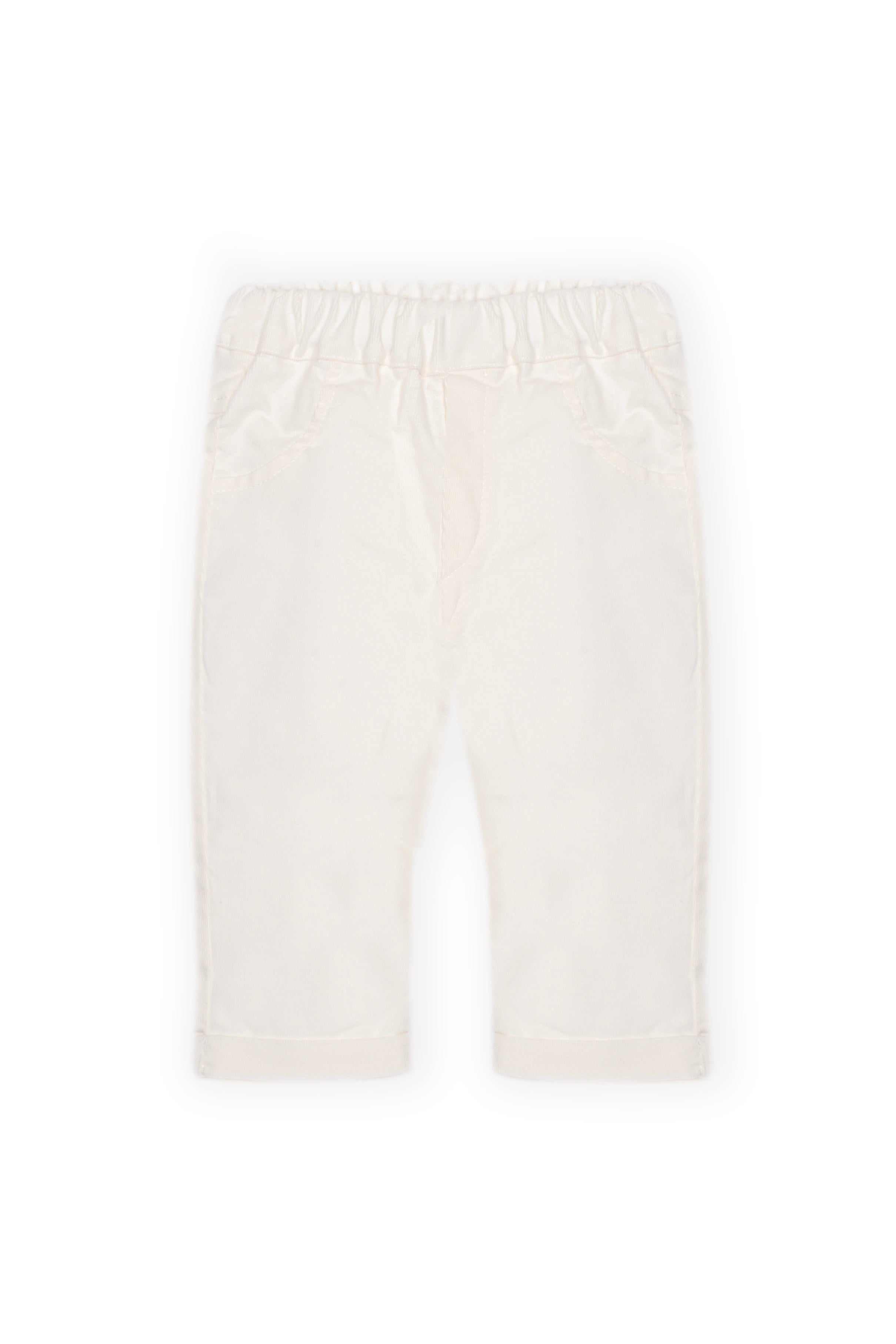 Trousers - Ivory Corduroy Crú