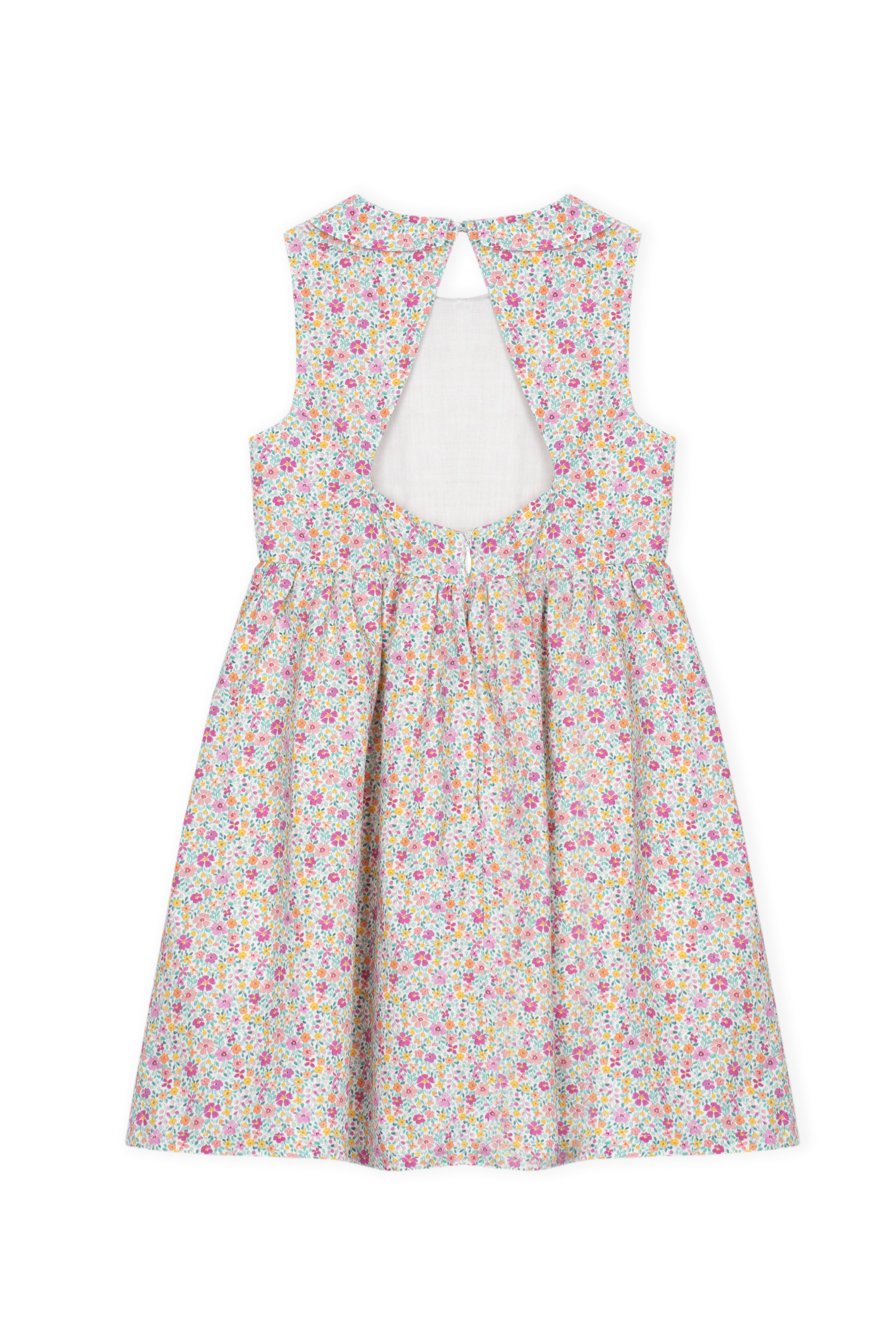 Kleid – lila/gelbes Blumenmuster Jelly