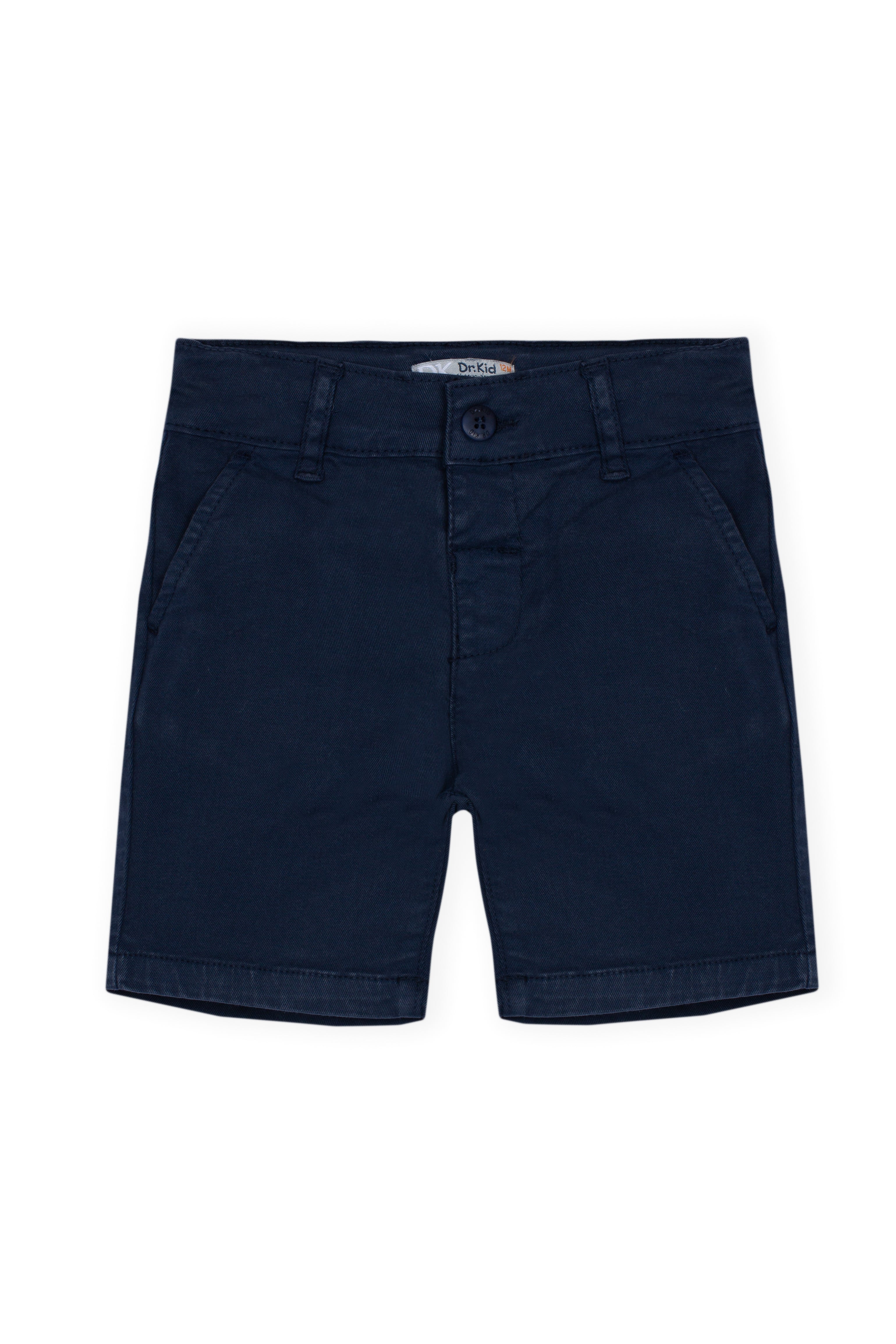 Shorts - Marine Chino-Baumwolle