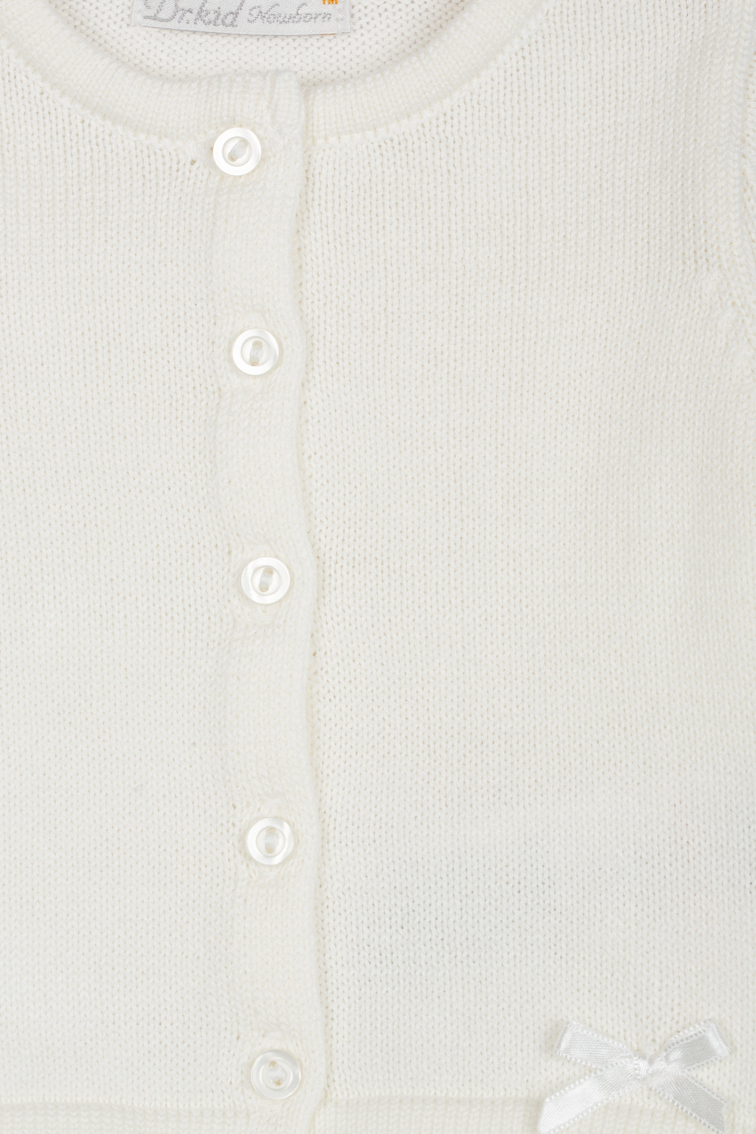 Strickjacke – Bella mit Schleife
