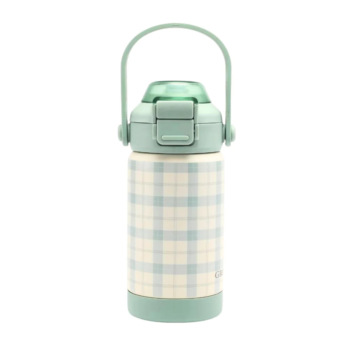 Thermo Water Bottle - Fern Plaid