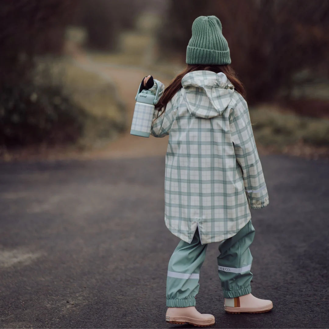 Fishtail Rain Jacket - Fern Plaid