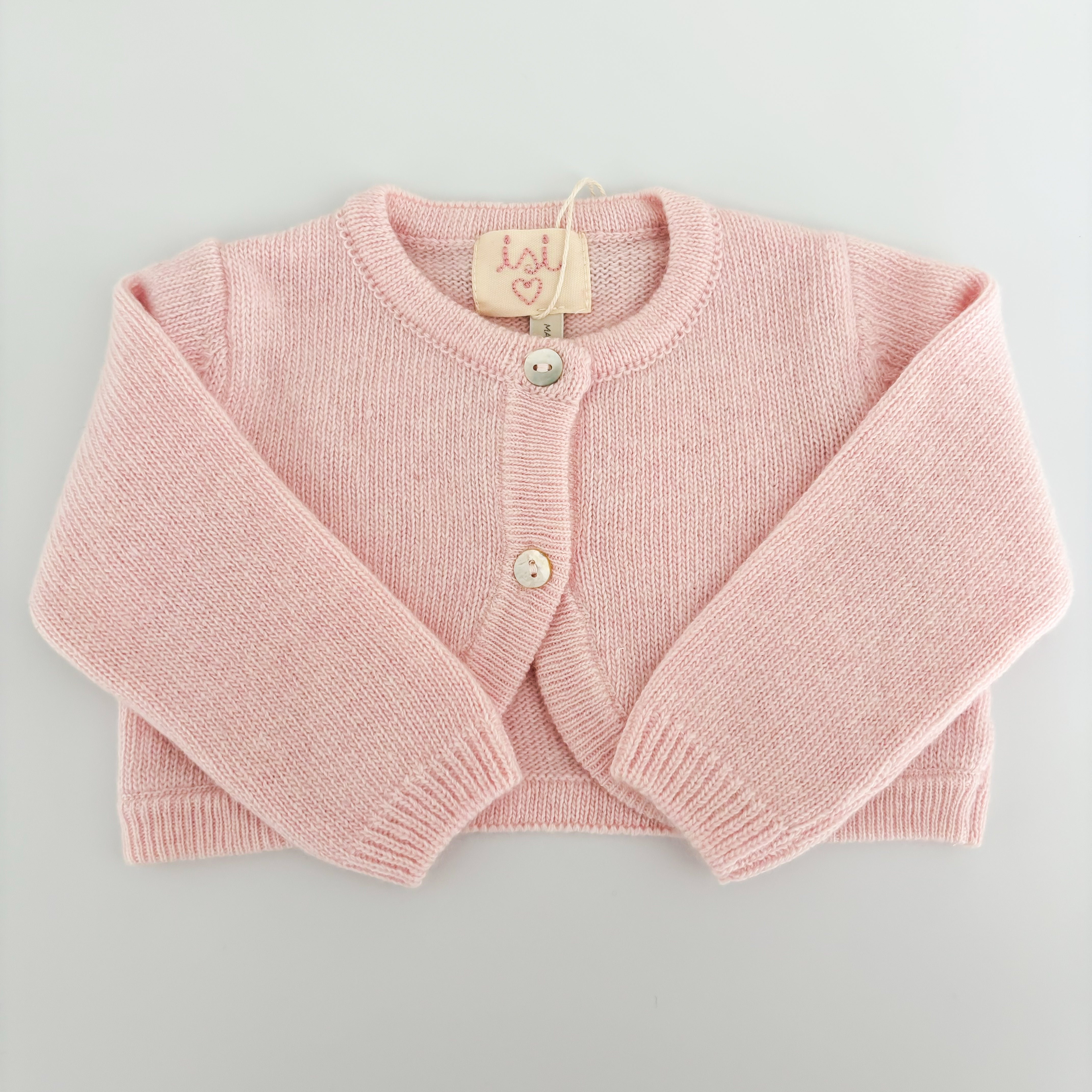 Bolero aus Wolle/Kaschmir - Rosa