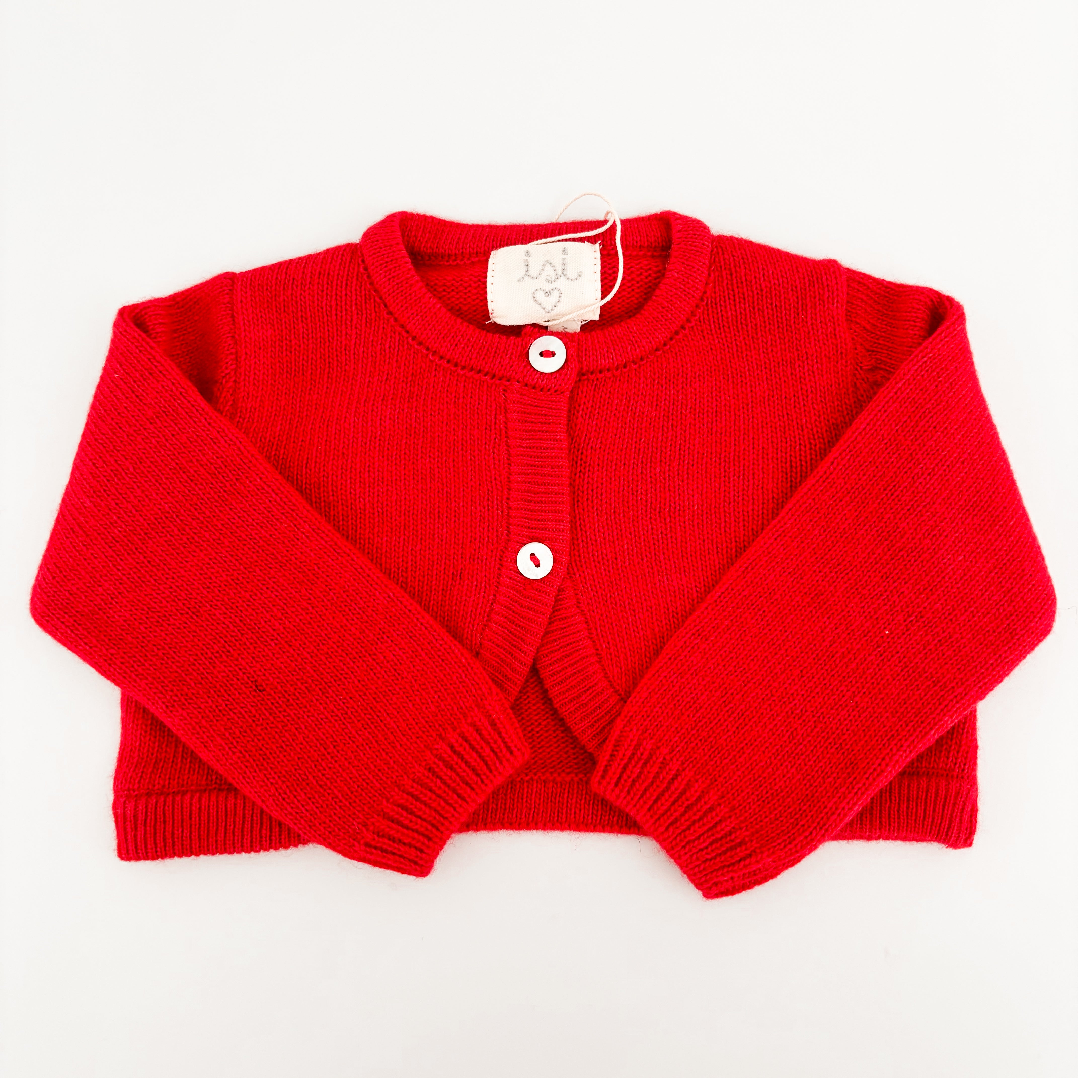 Bolero aus Wolle/Kaschmir – Rot
