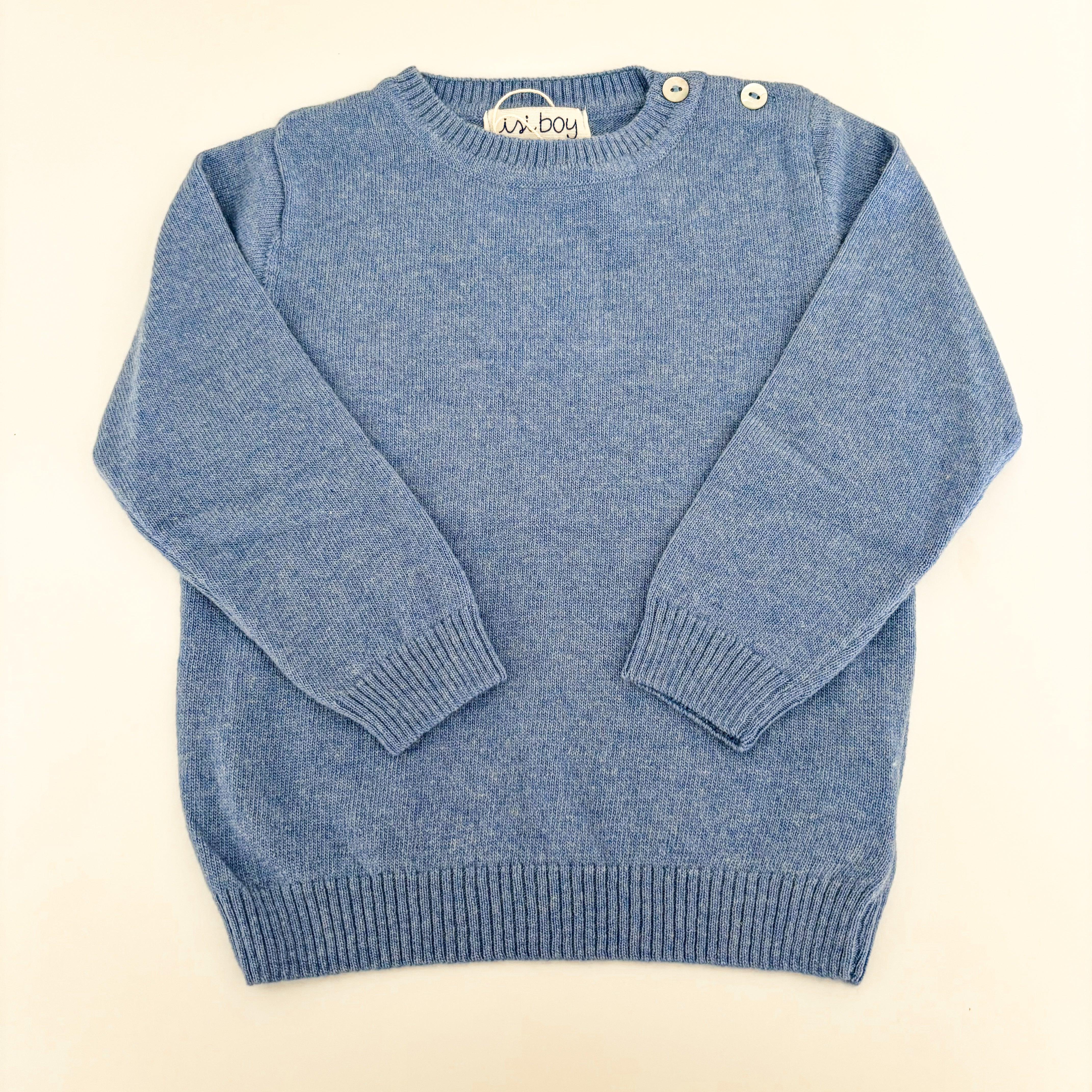 Kaschmirpullover - Blau