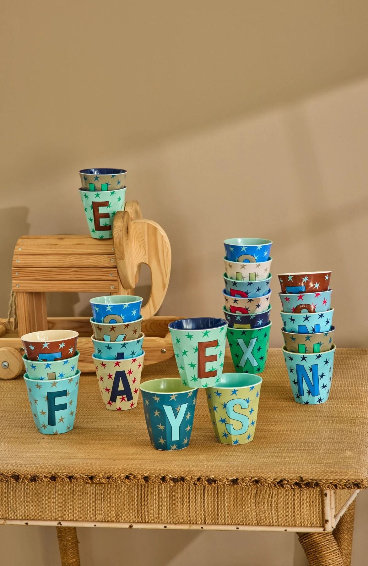 Buchstabentasse - Sterne
