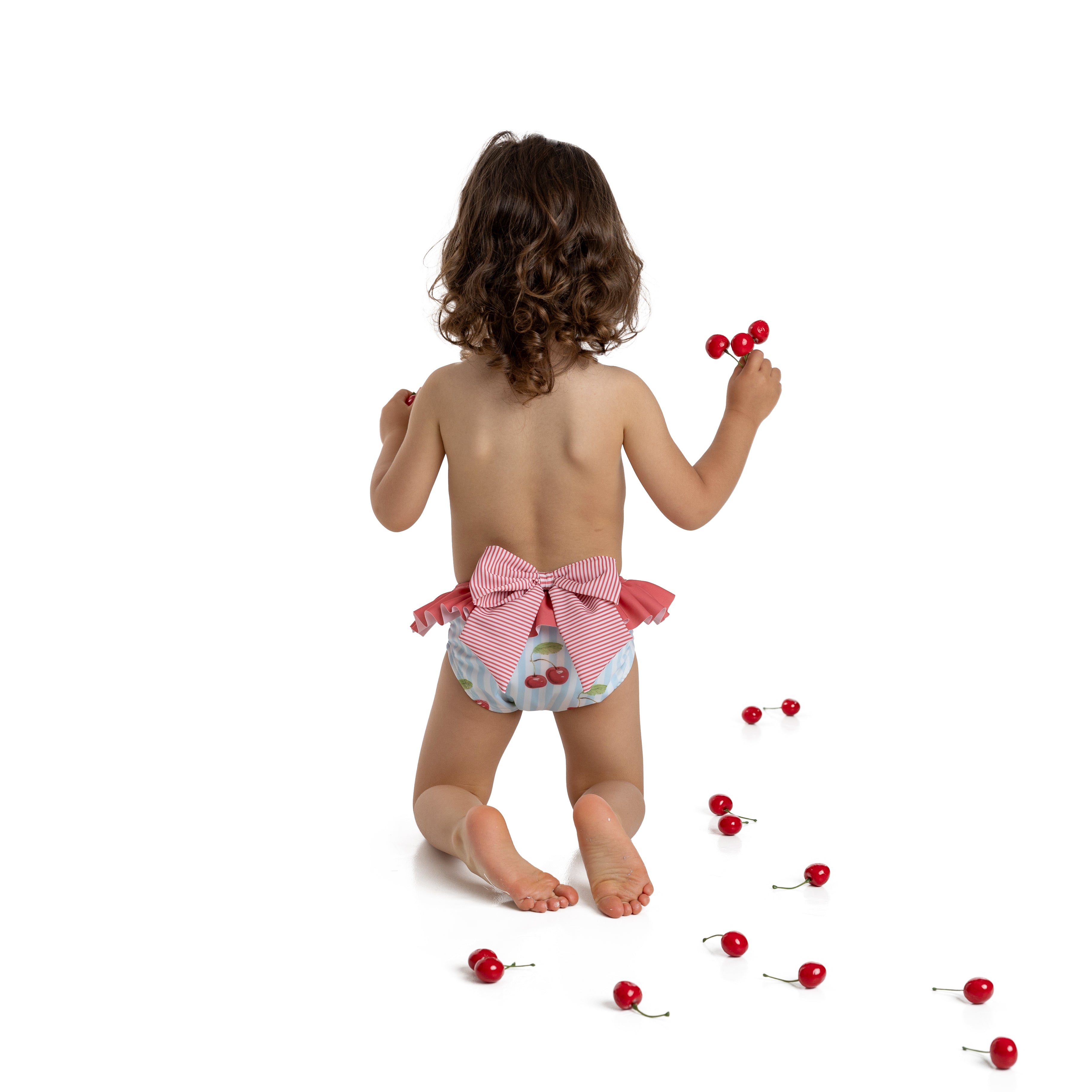 Baby-Bikini-Höschen – Kirschen