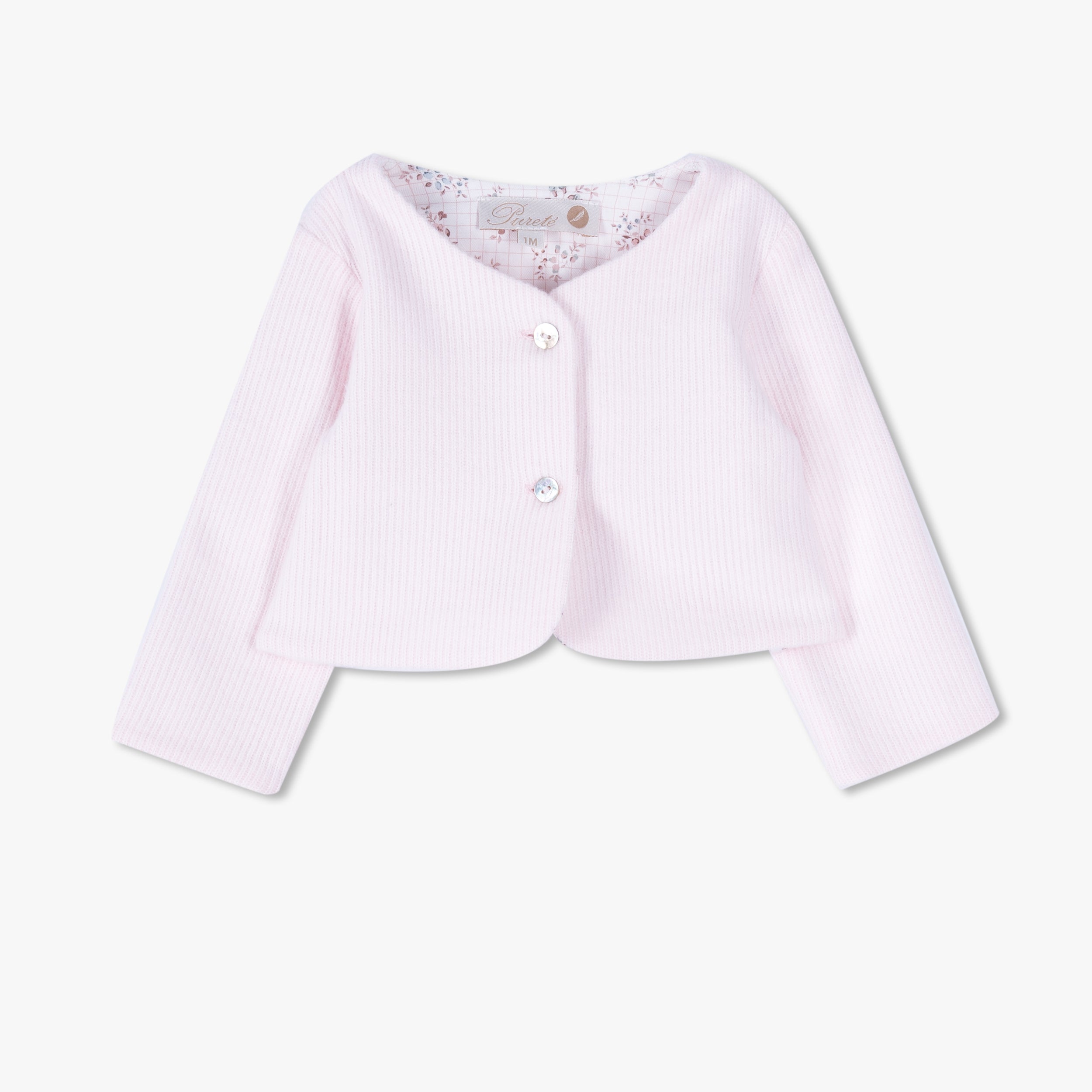 Babygrow - Ribbed Floral Set