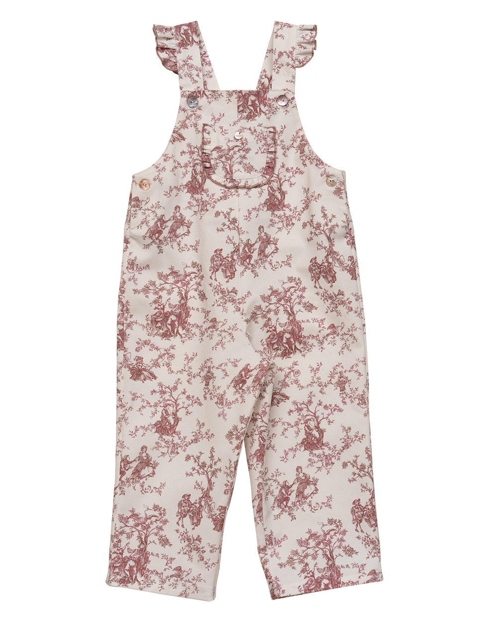 Dungarees and Blouse - Toile De Juoy Garden
