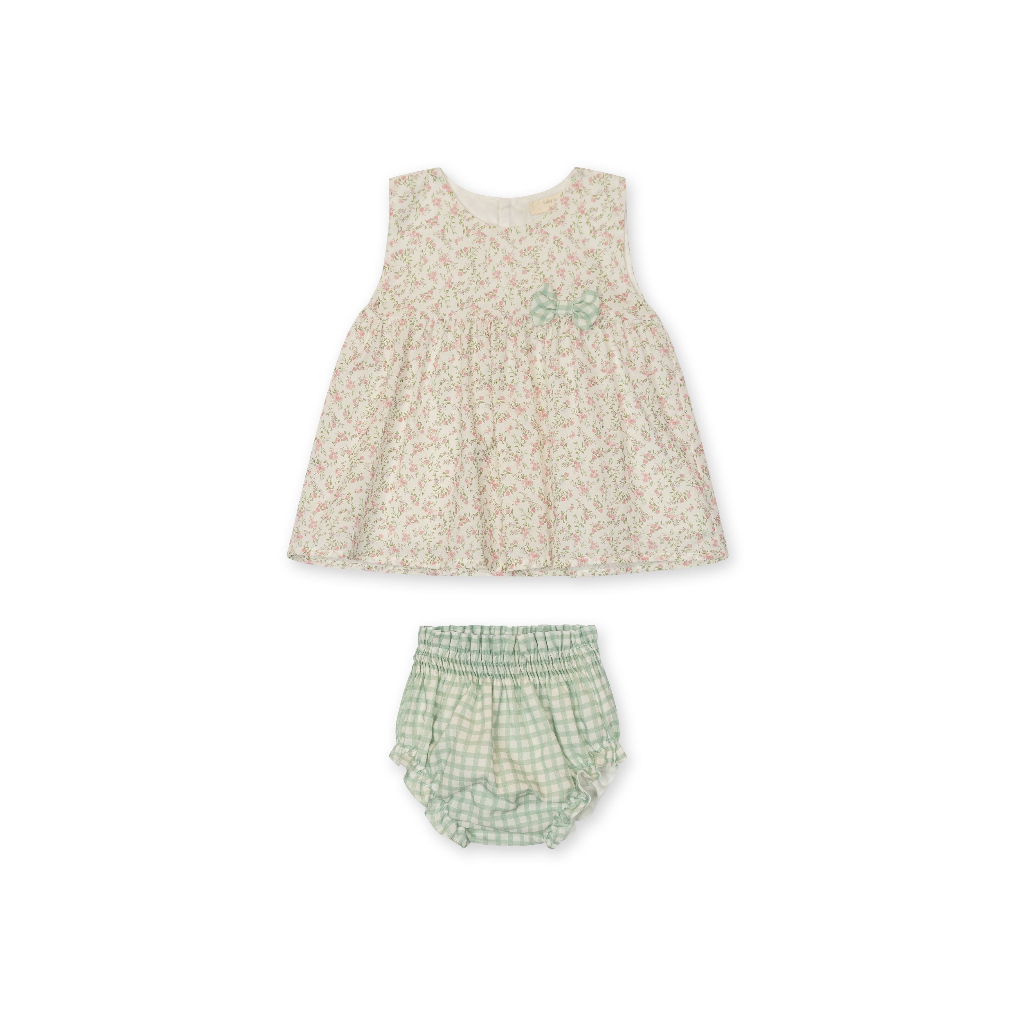 Zweiteiliges Set – Prärie-Bluse & Bloomer