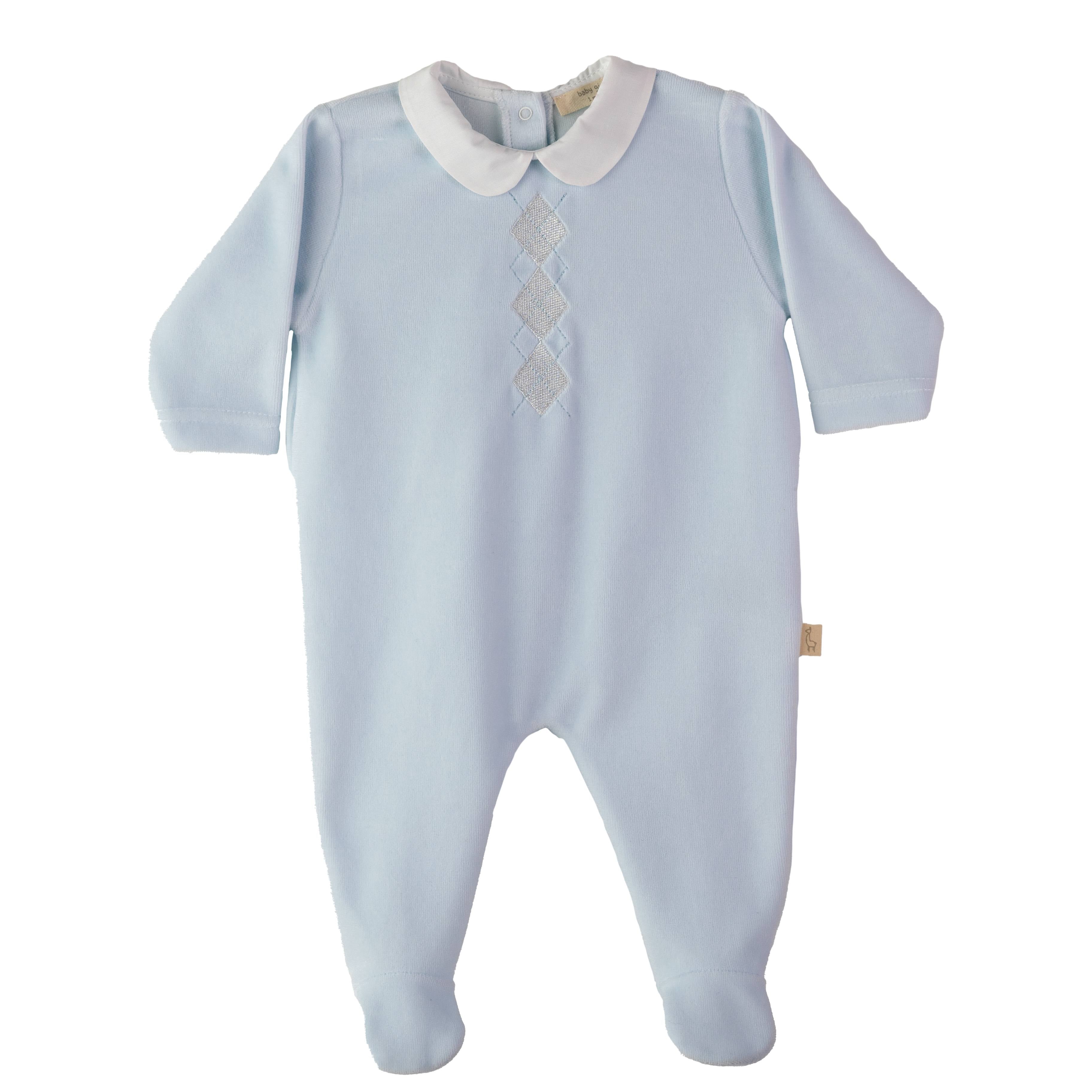 Strampler – Blauer Harlekin