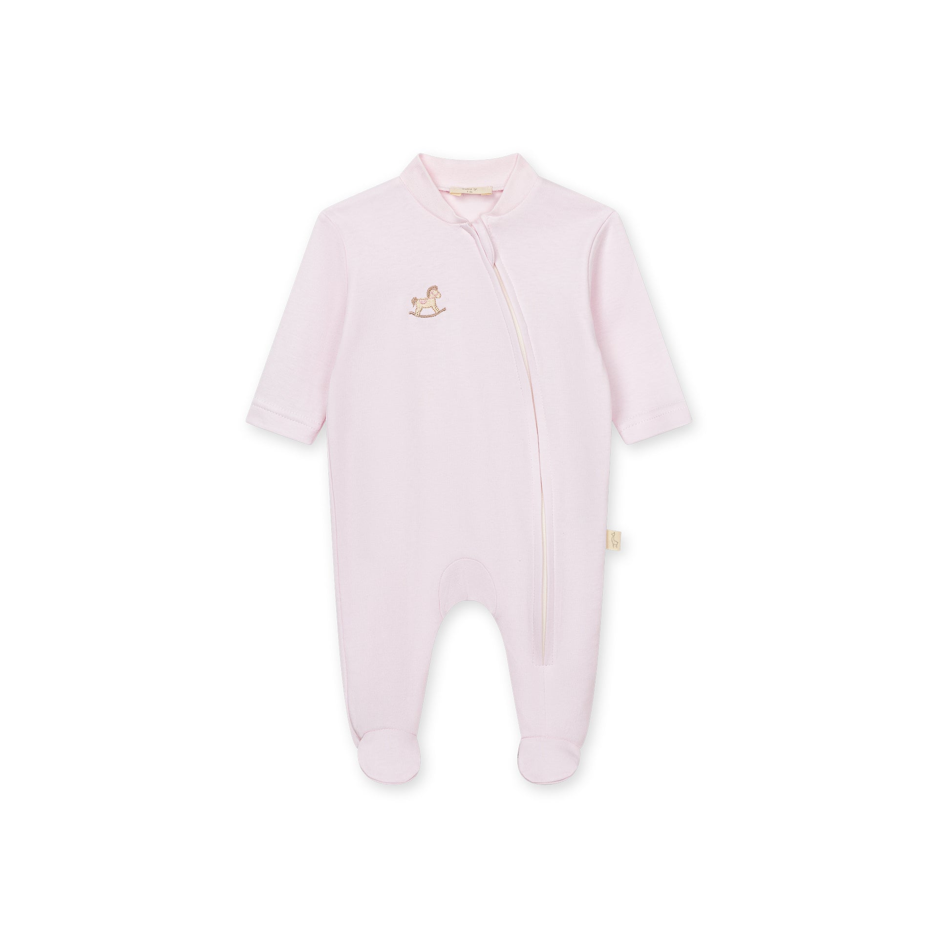 Babygrow Pink Rocking Horse Zippy