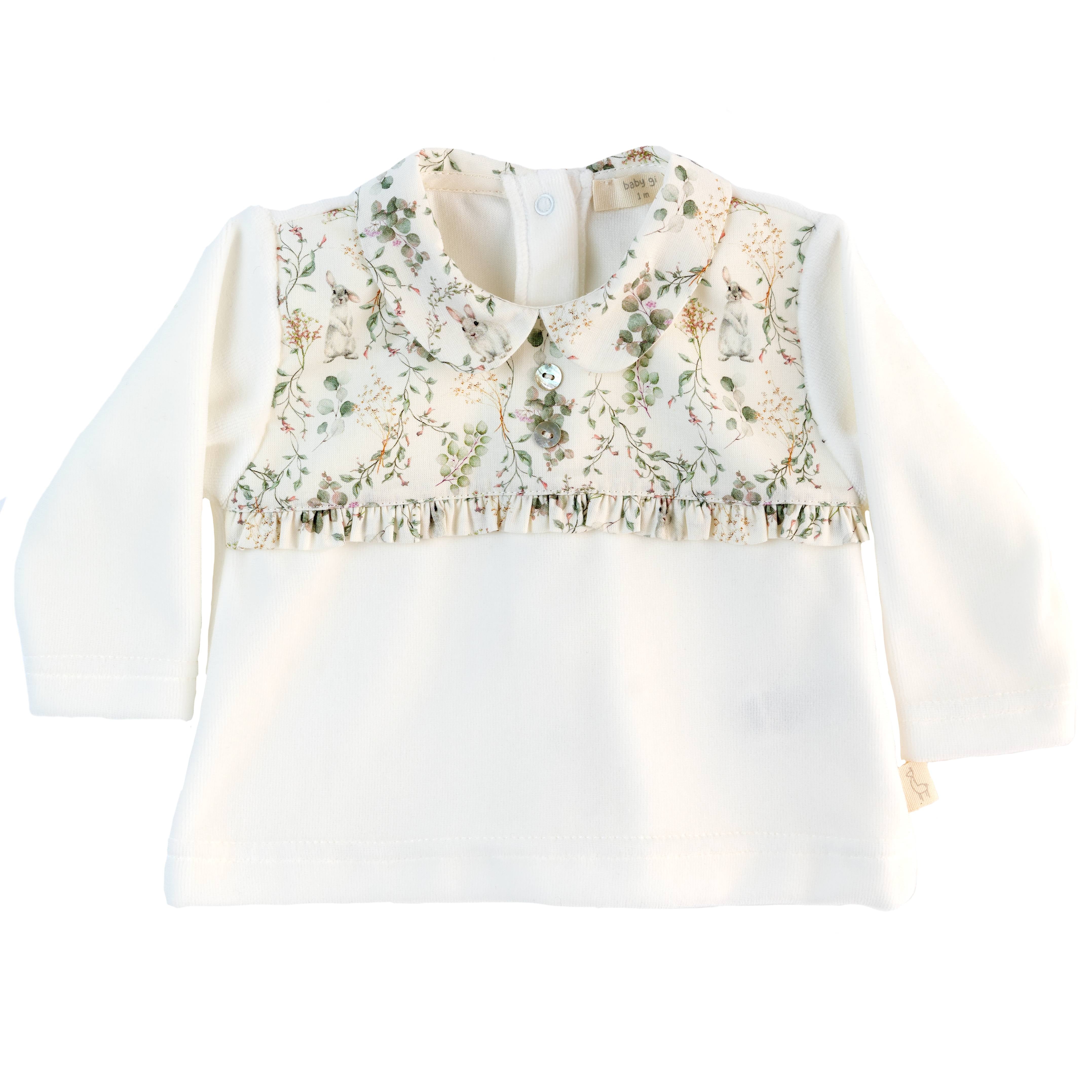 Two Piece Set - Rabbits in Ivory