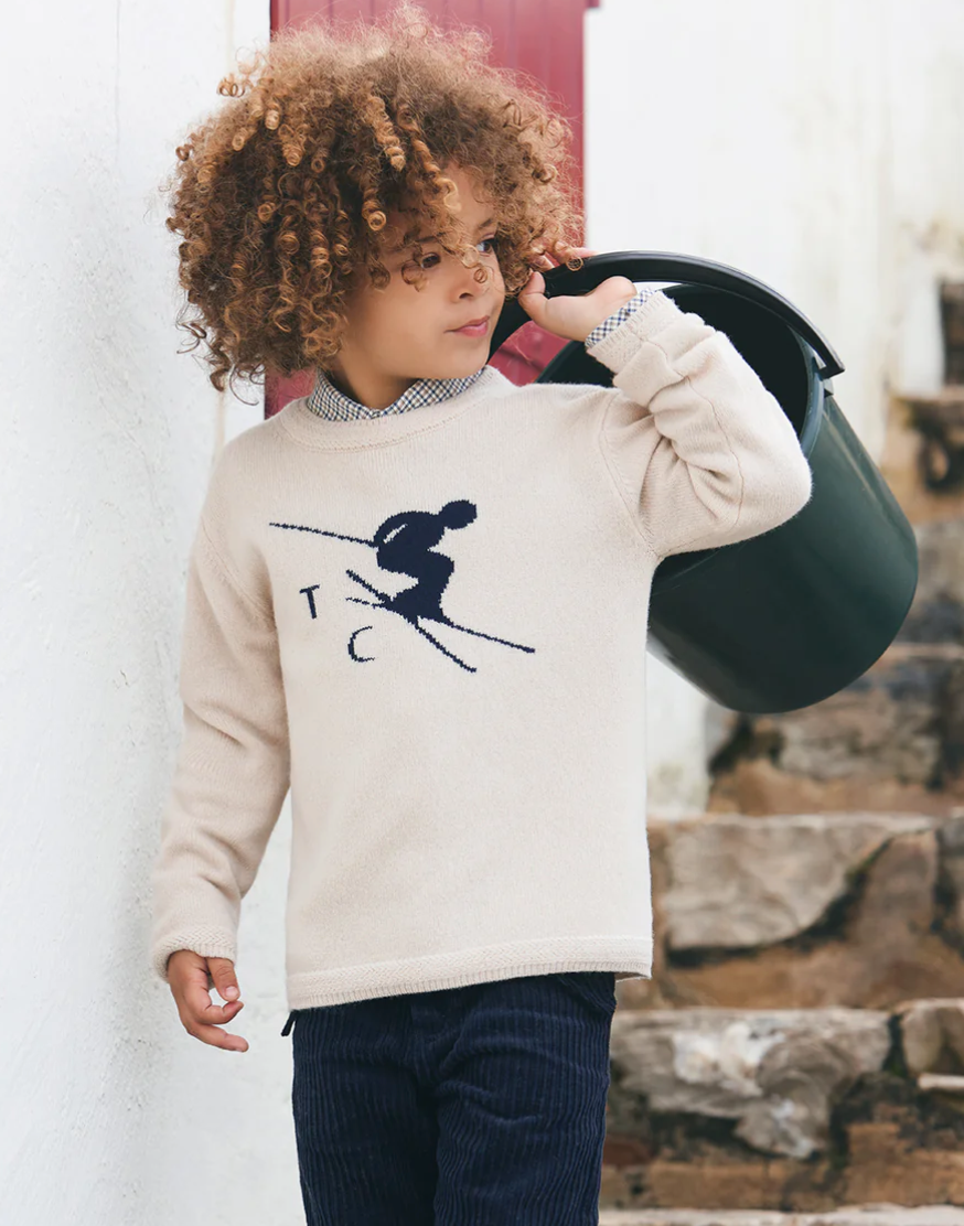 Jumper - Beige Skier