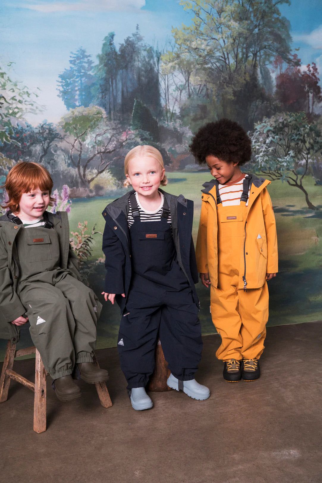 Waterproof Dungarees - Marine Navy