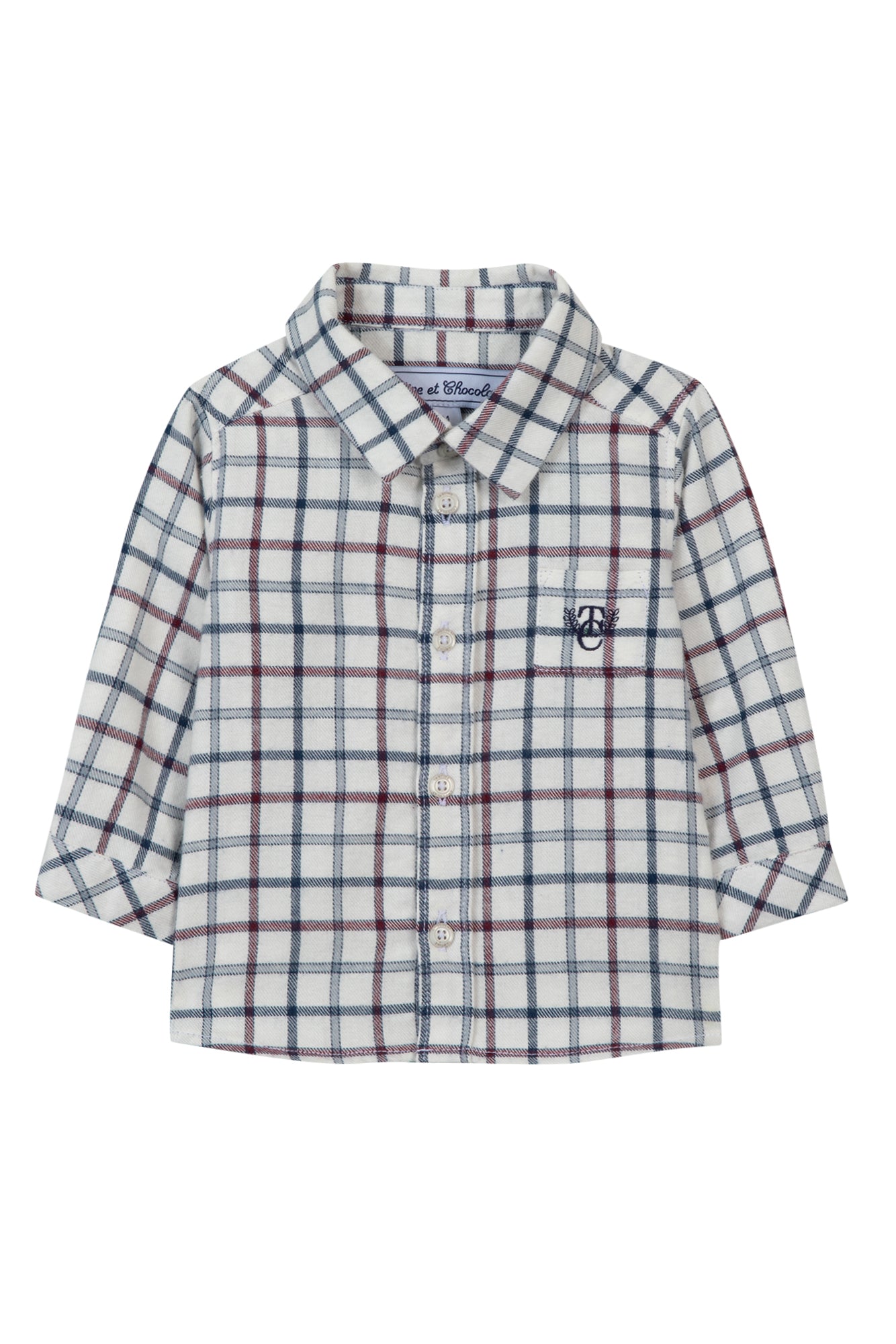 Shirt - Bordeaux at Check Bordeaux / 1Y